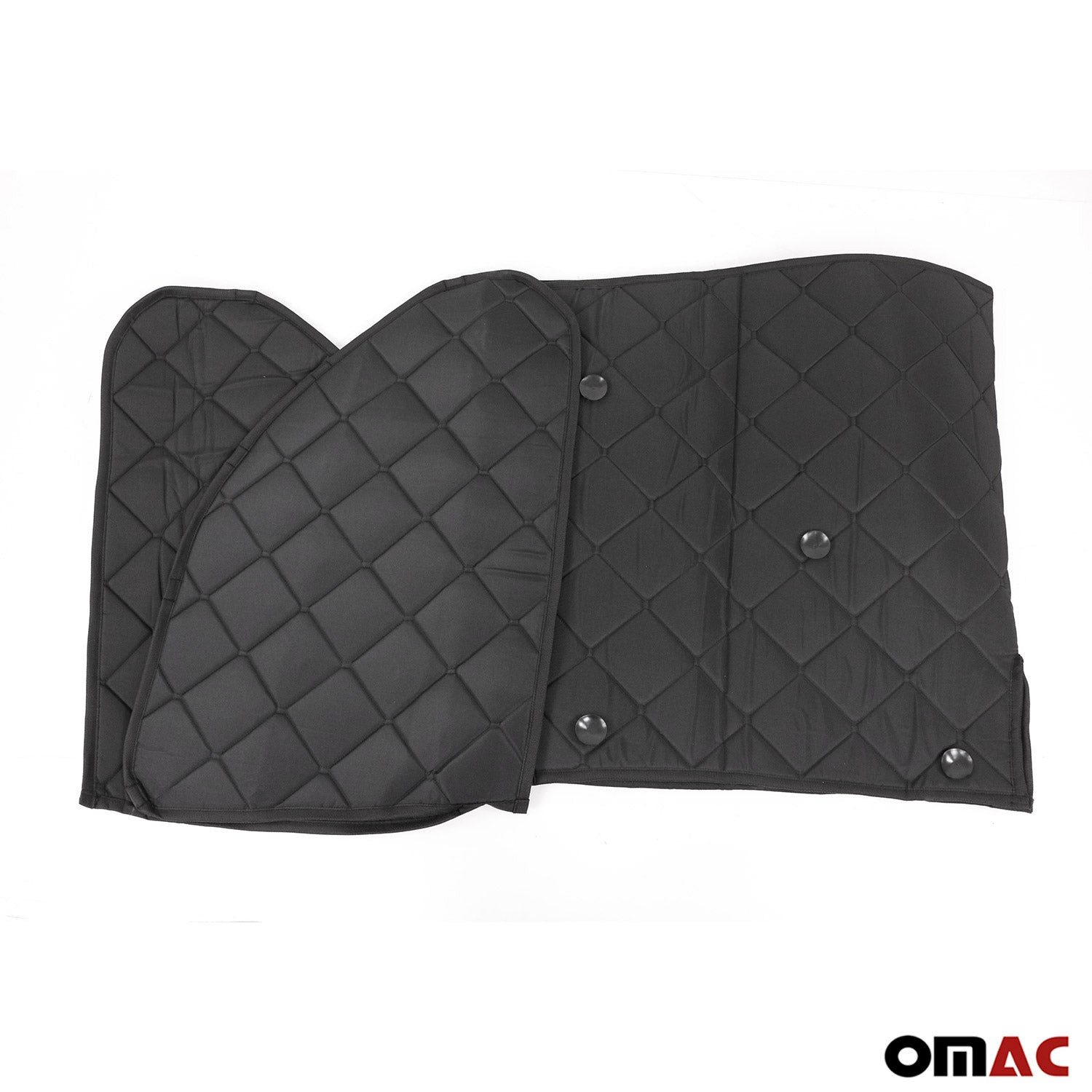 OMAC Magnetic Car Windscreen Thermal Sunshade for VW Transporter T5 2003-2015, 40 x 20 cm, (3-Pack)