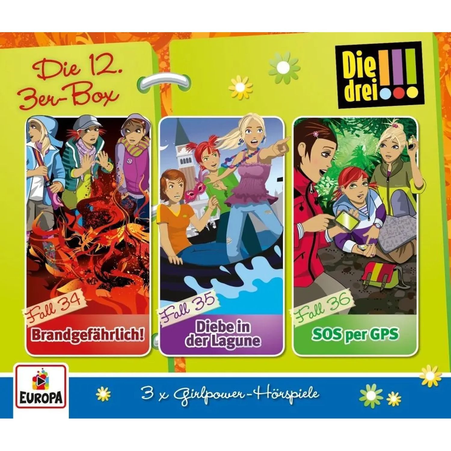 United Soft Media Hörspiel Die drei !!! - Die 12. 3er-Box (Folgen 34-36)