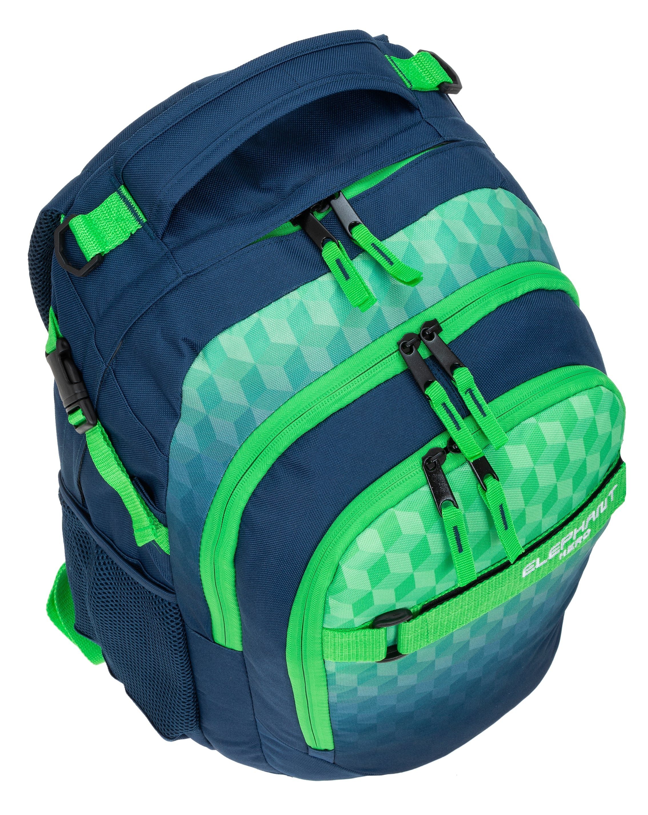 ELEPHANT Schulrucksack Hero Signature Schultasche (2 Teile Set), Rucksack + Mäppchen Box