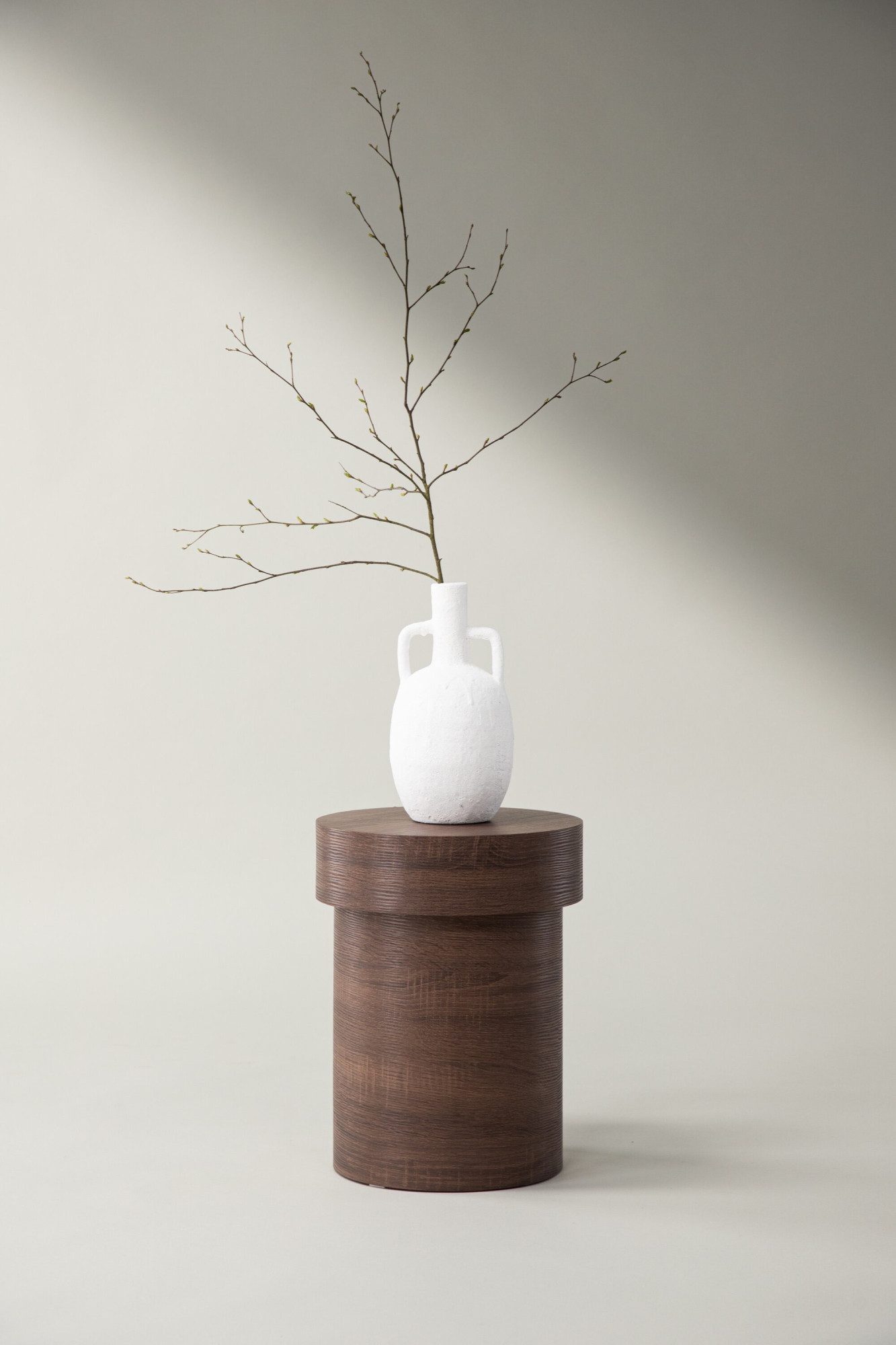 Venture Home Beistelltisch Malung, kompakter runder Beistelltisch, FSC, Ø 35 cm, Ablagetisch, MDF, rund, schlicht, kompakt, modern