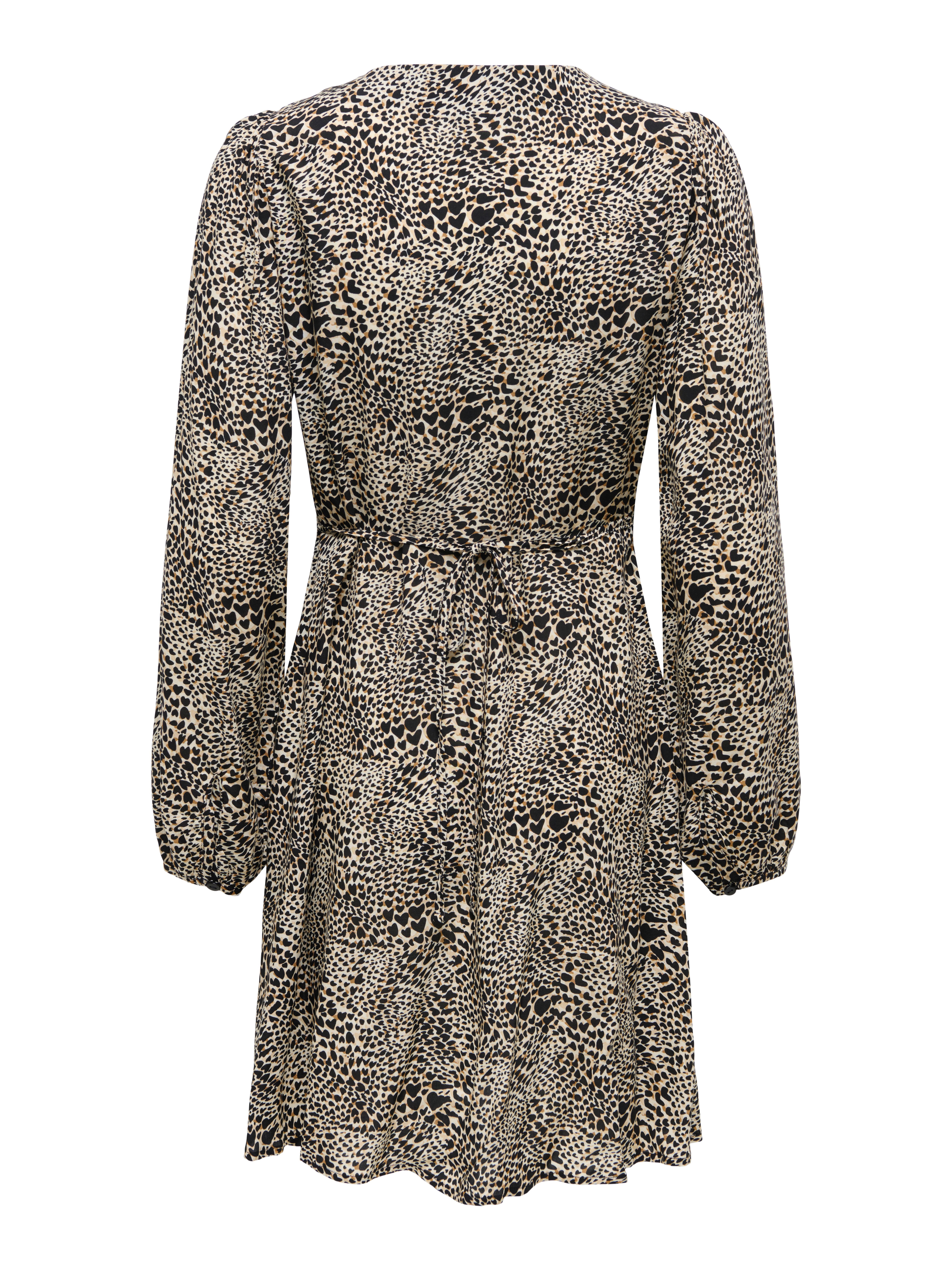 ONLY Druckkleid ONLEVIDA L/S SHORT DRESS WVN NOOS – Bild 3 von 4