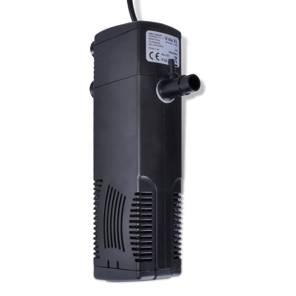 vidaXL Sandfilteranlage, Aktivkohle Filterpumpe Aquariumfilter Aquafilter 800L/h