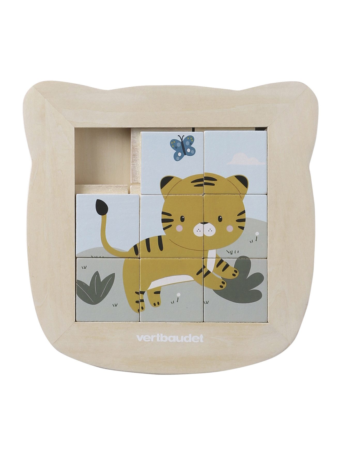 vertbaudet Puzzle Kinder Puzzle TANSANIA aus Holz FSC®, Puzzleteile