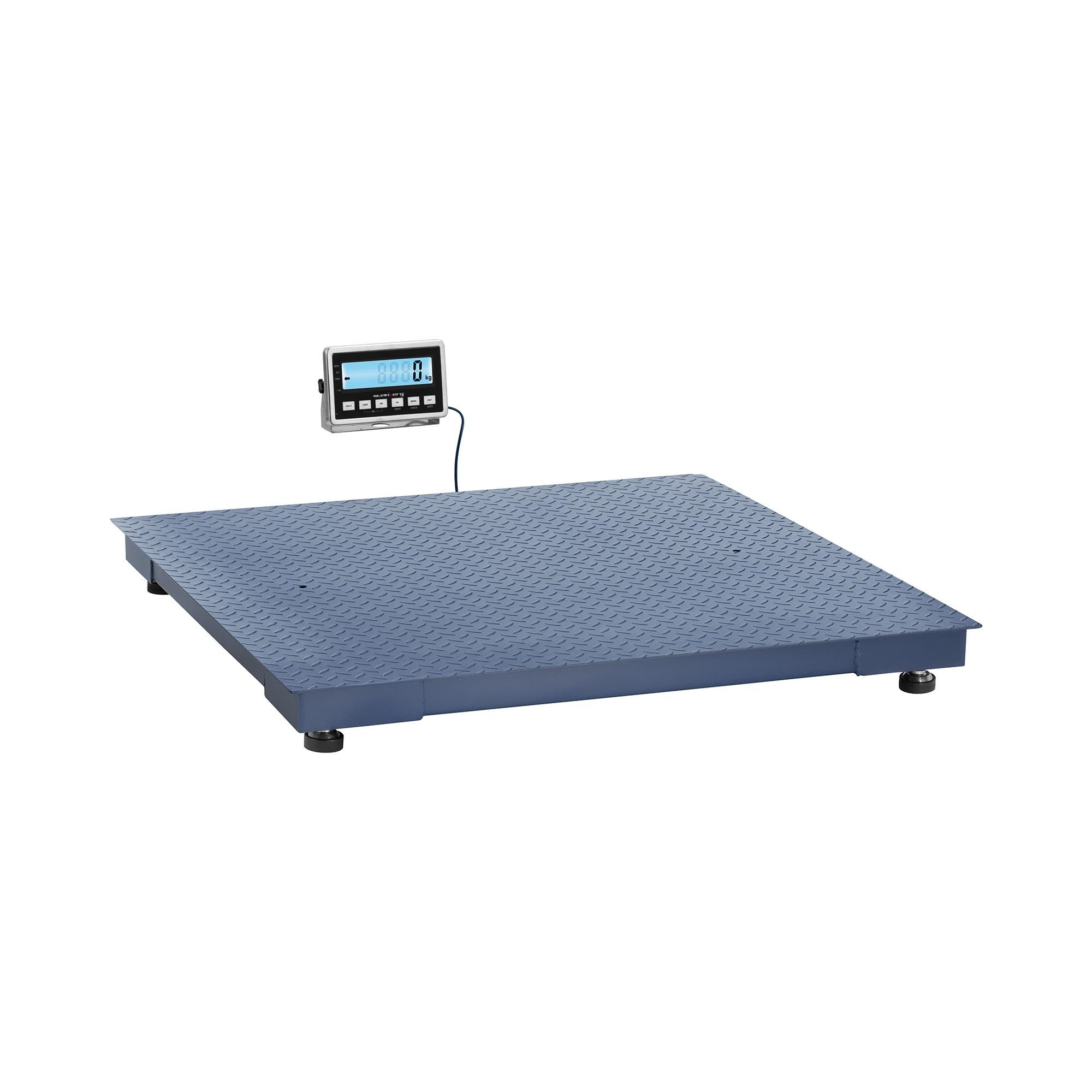 Steinberg Systems Präzisionswaage Bodenwaage 3 t / 1 kg Industriewaage 120x120 cm Schwerlastwaage Paket