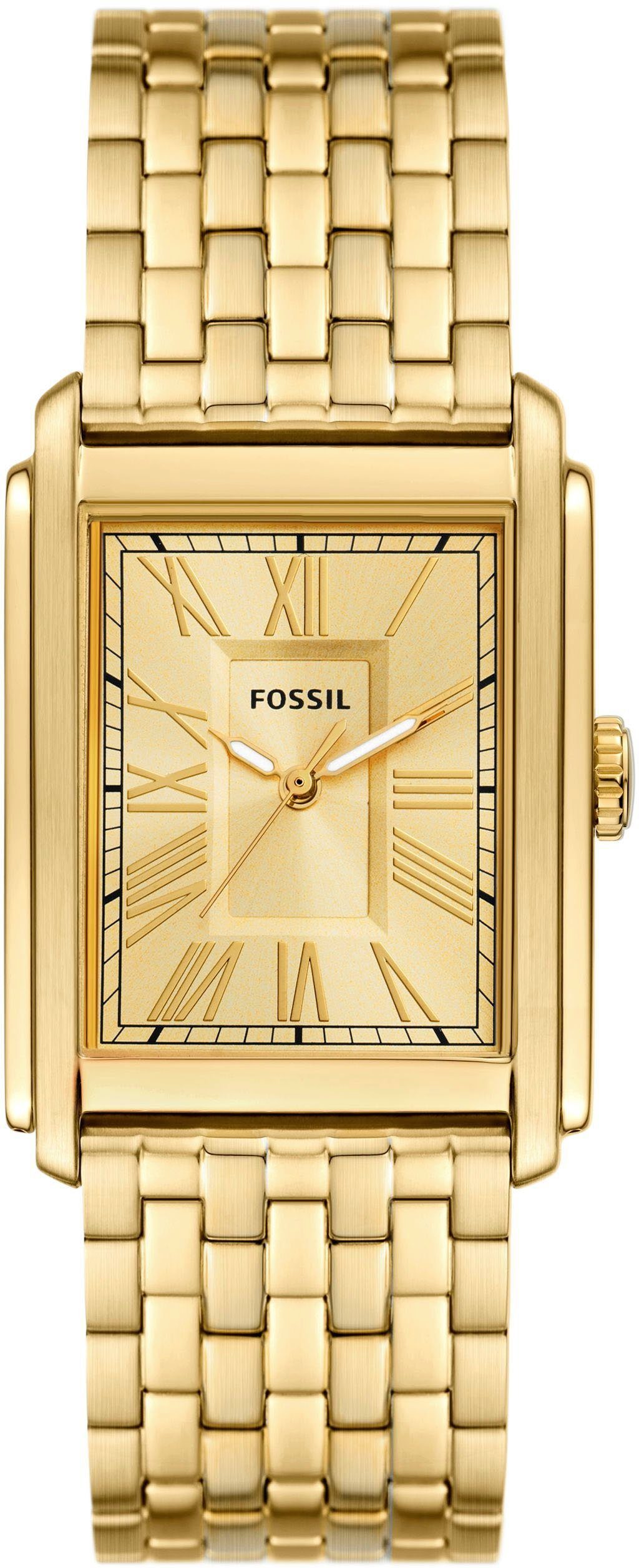 Fossil Quarzuhr CARRAWAY, FS6009, Armbanduhr, Herrenuhr, analog