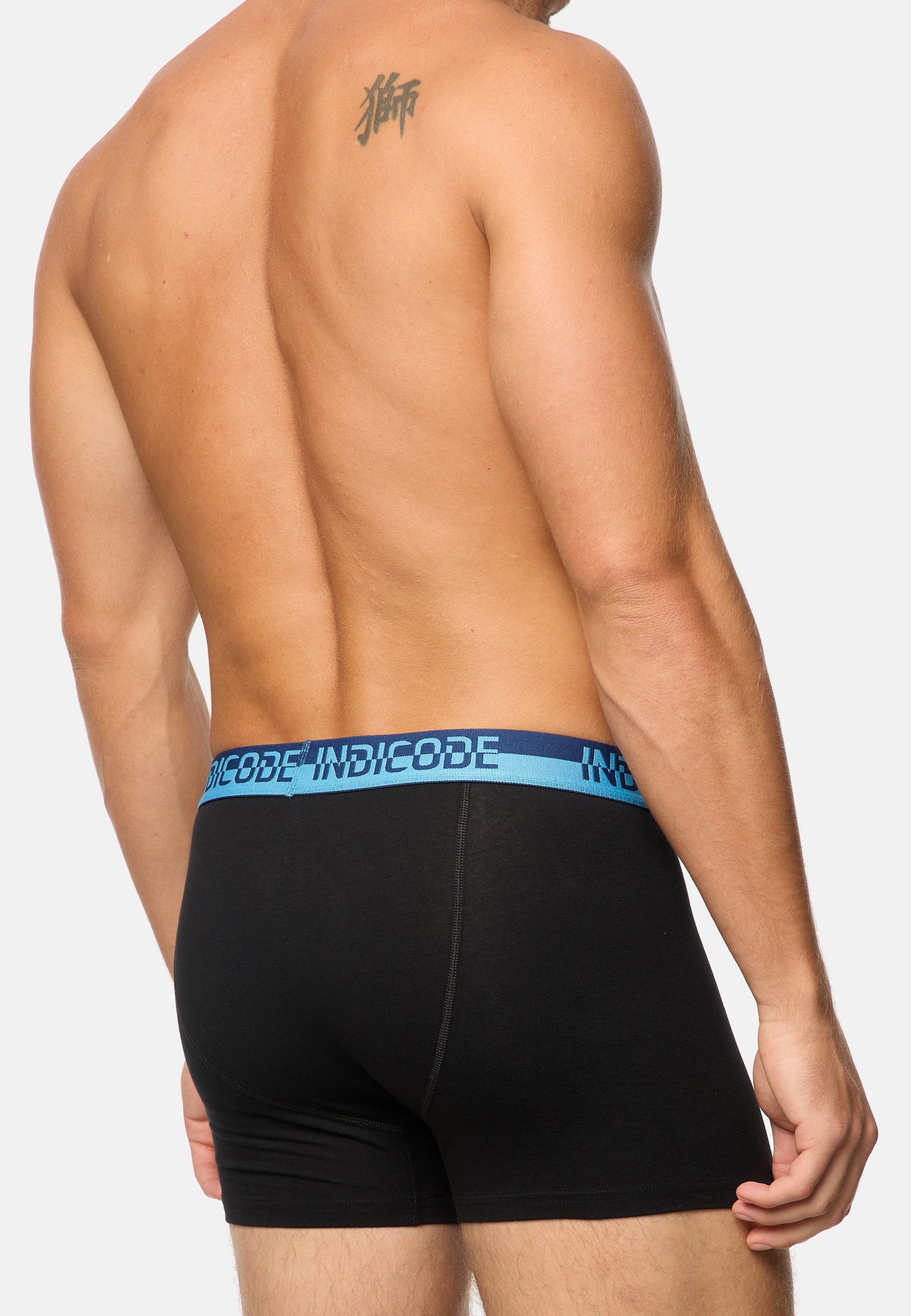 Indicode Boxershorts Herren Copenhagen Boxer Shorts Herrenshorts (Boxershorts) 7er Pack