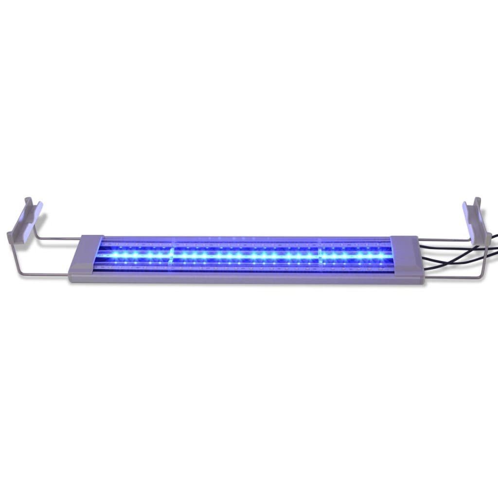 vidaXL LED Aquariumleuchte 50 - 60 cm Aquarium LED-Lampe 50-60 cm Aluminium IP67