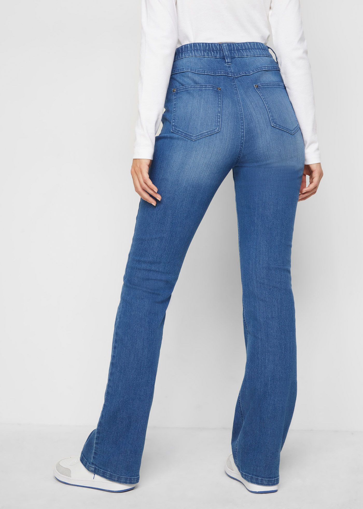 bonprix Bootcut-Jeans Bootcut-Jeans High Waist, Bequembund günstig online kaufen