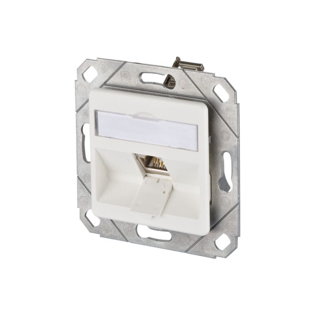 Metz Connect BTR NETCOM Anschlussdose, Cat.6A 1xRJ45,Upk,rws TN E-DATmod-1Upk-rws Installationskabel