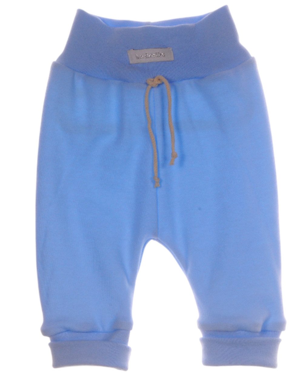 La Bortini Pumphose Baby Hose Mitwachshose in Blau für Neugeborene Strampler aus Baumwolle, 44 50 56 62 68 74 80 86 für Neugeborene