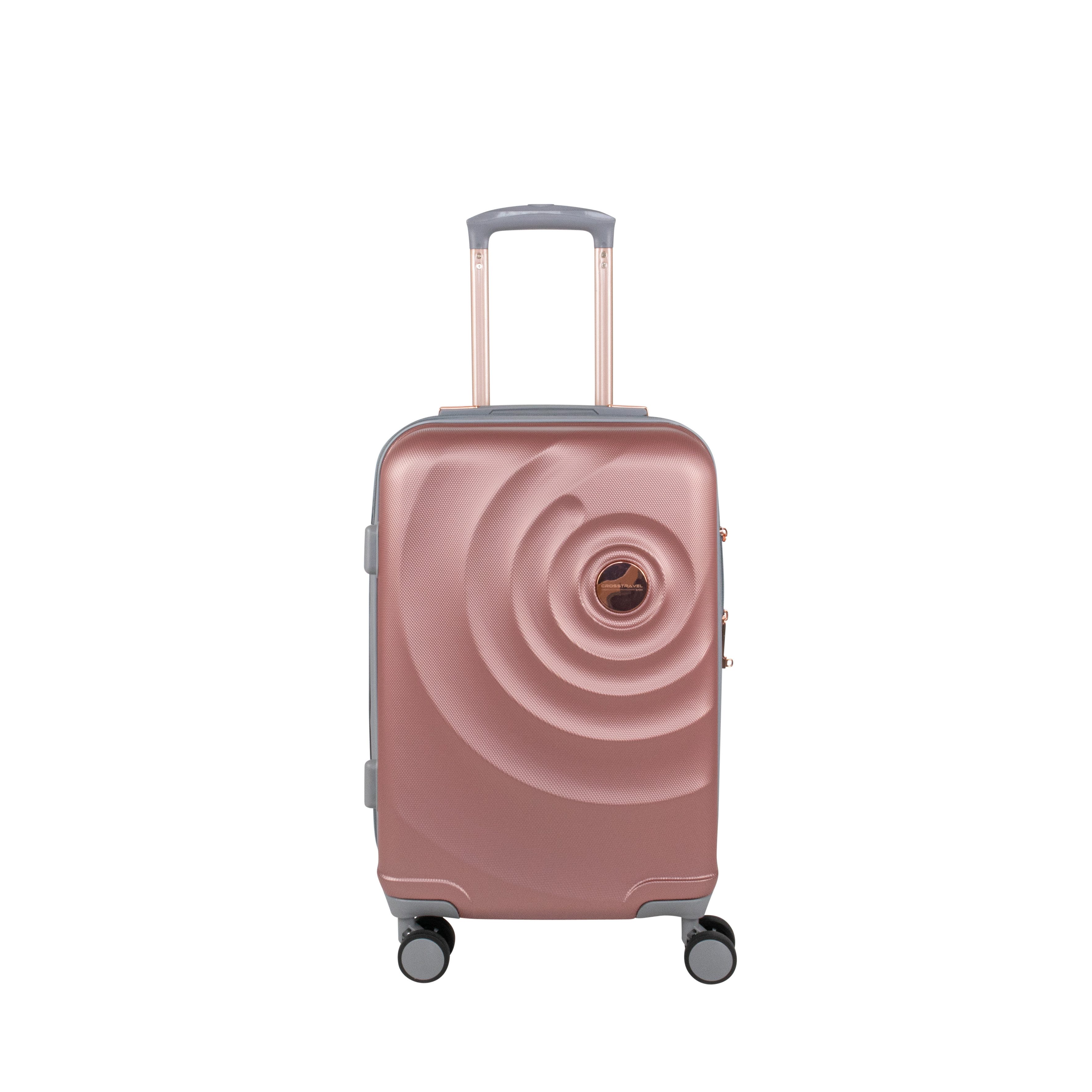 Crosstravel Koffer Einzelkoffer Amy S / M / L, 4 Rollen, Robuste Hartschale mit TSA-Schloss und Wasserabweisender Oberfläche