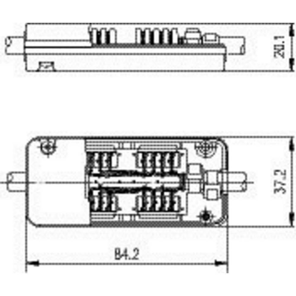 Connection Telegärtner 7a CAT Netzwerk-Adapter Box