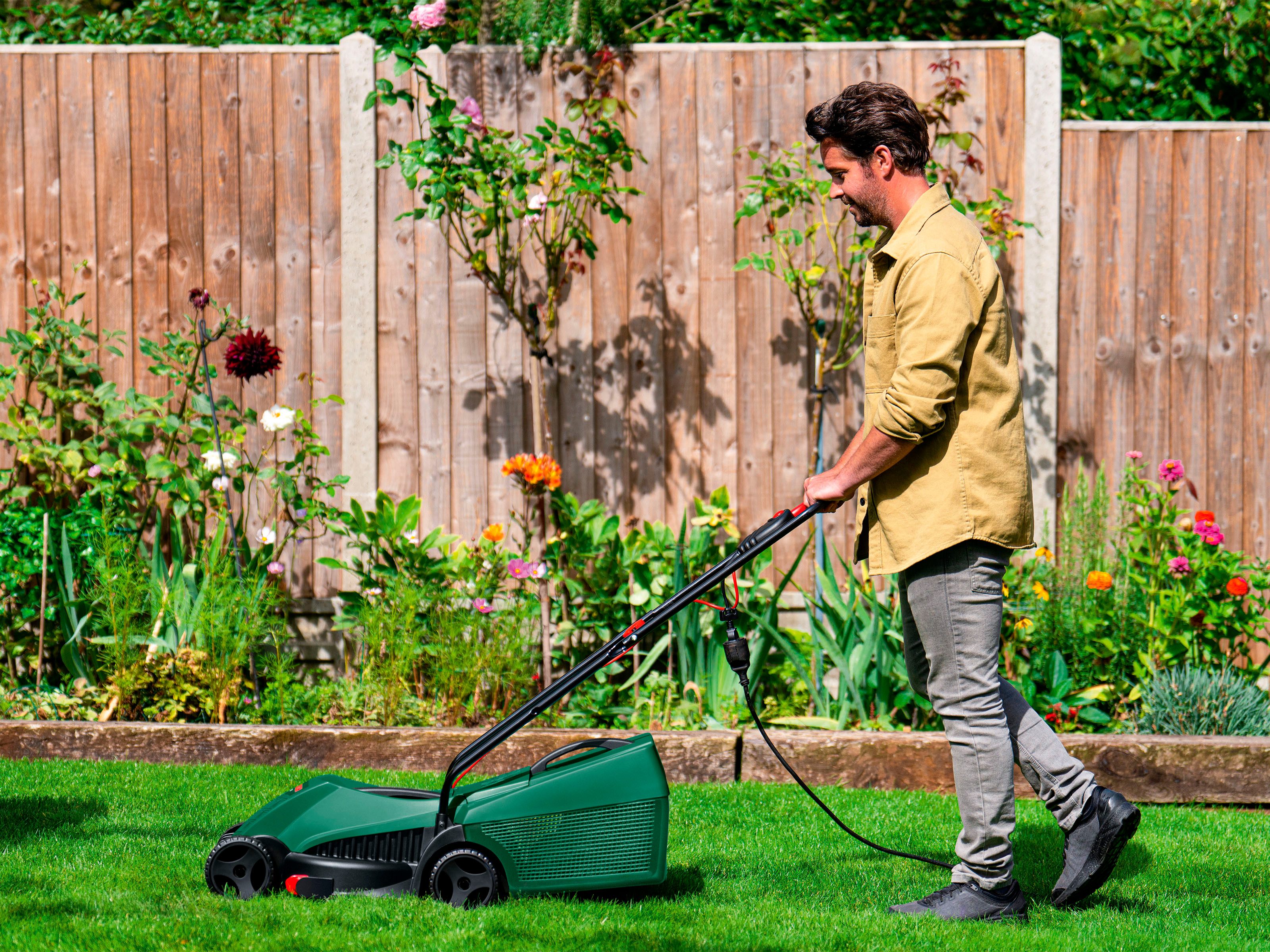 Bosch Home & Garden Elektrorasenmäher »EasyRotak 32-205«, (für einfaches Mähen – schnelle Ergebnisse, bis ganz an den Rand), Grasfangvolumen 31l – Bild 4 von 5