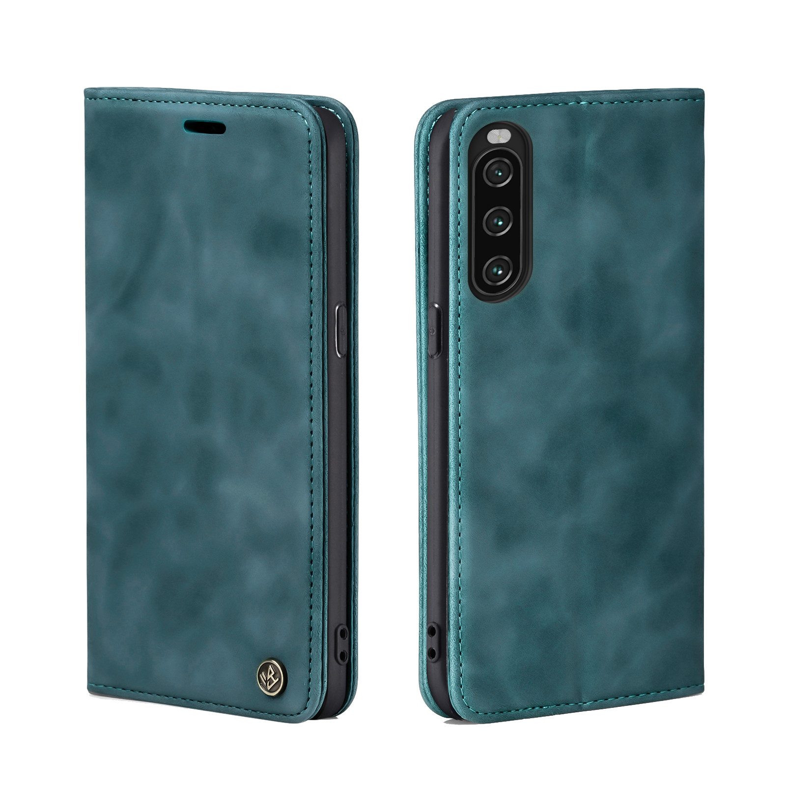Tec-Expert Handyhülle Tasche Hülle für Sony Xperia 10 IV 6.0 Zoll, 6.0 ", Cover Klapphülle Case mit Kartenfach Fliphülle aufstellbar
