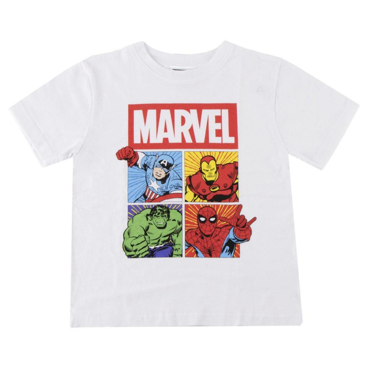 MARVEL T-Shirt - Kurzarmshirt Kinder Baumwollshirt Freizeit Sommer Kleidung (1-tlg)