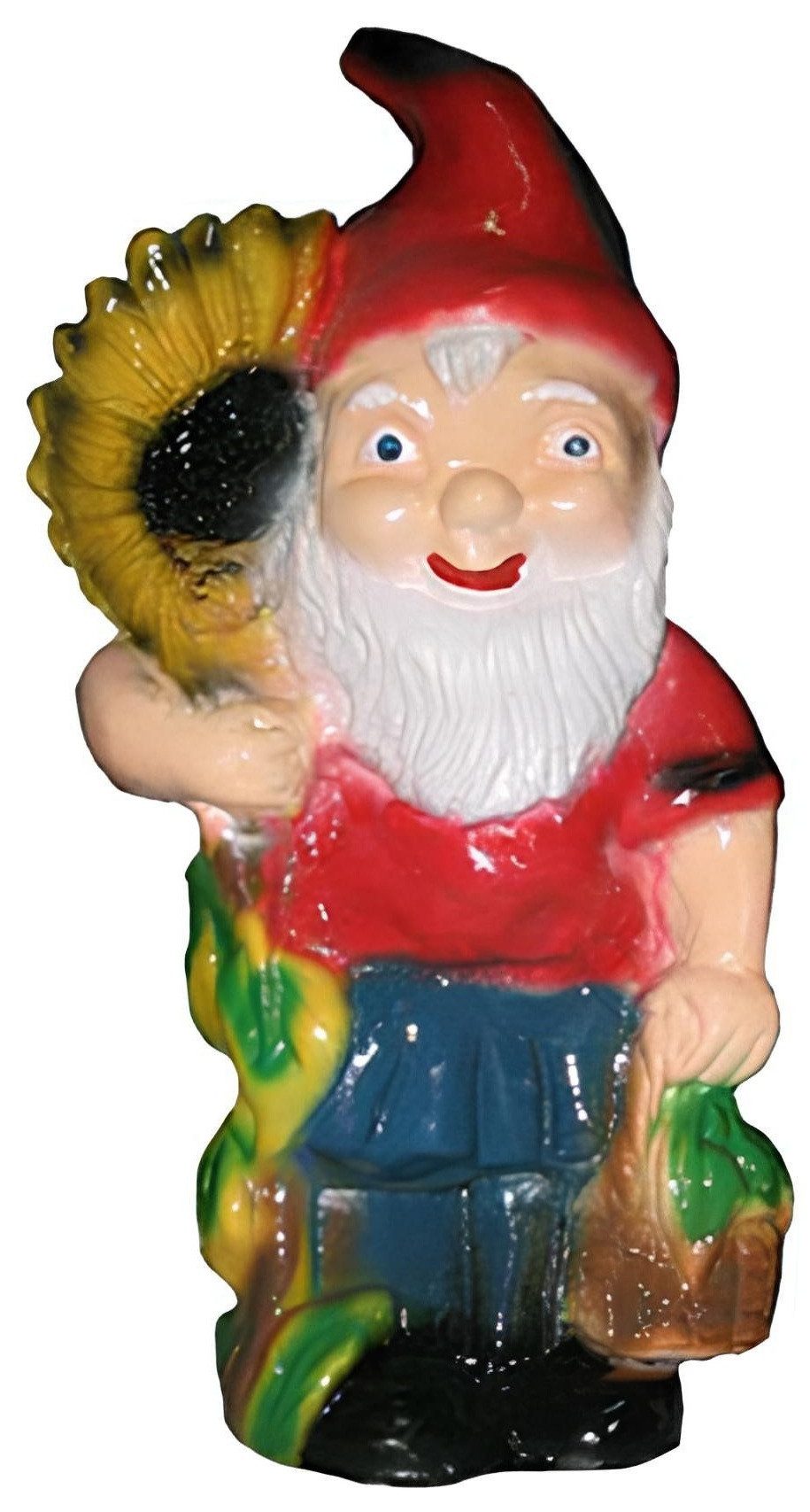 Xlmoebel Gartenzwerg Handgefertigter Zwerg aus wetterbeständigem Material für den Garten, (Skulptur M17-40cm), Hergestellt in Europa