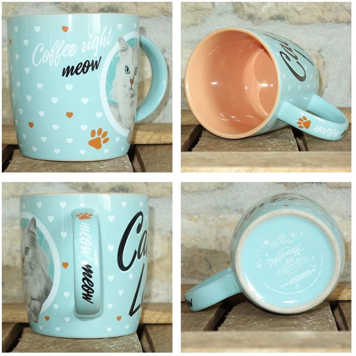 Nostalgic-Art Tasse Kaffeetasse - Animal Club - Cat Lover