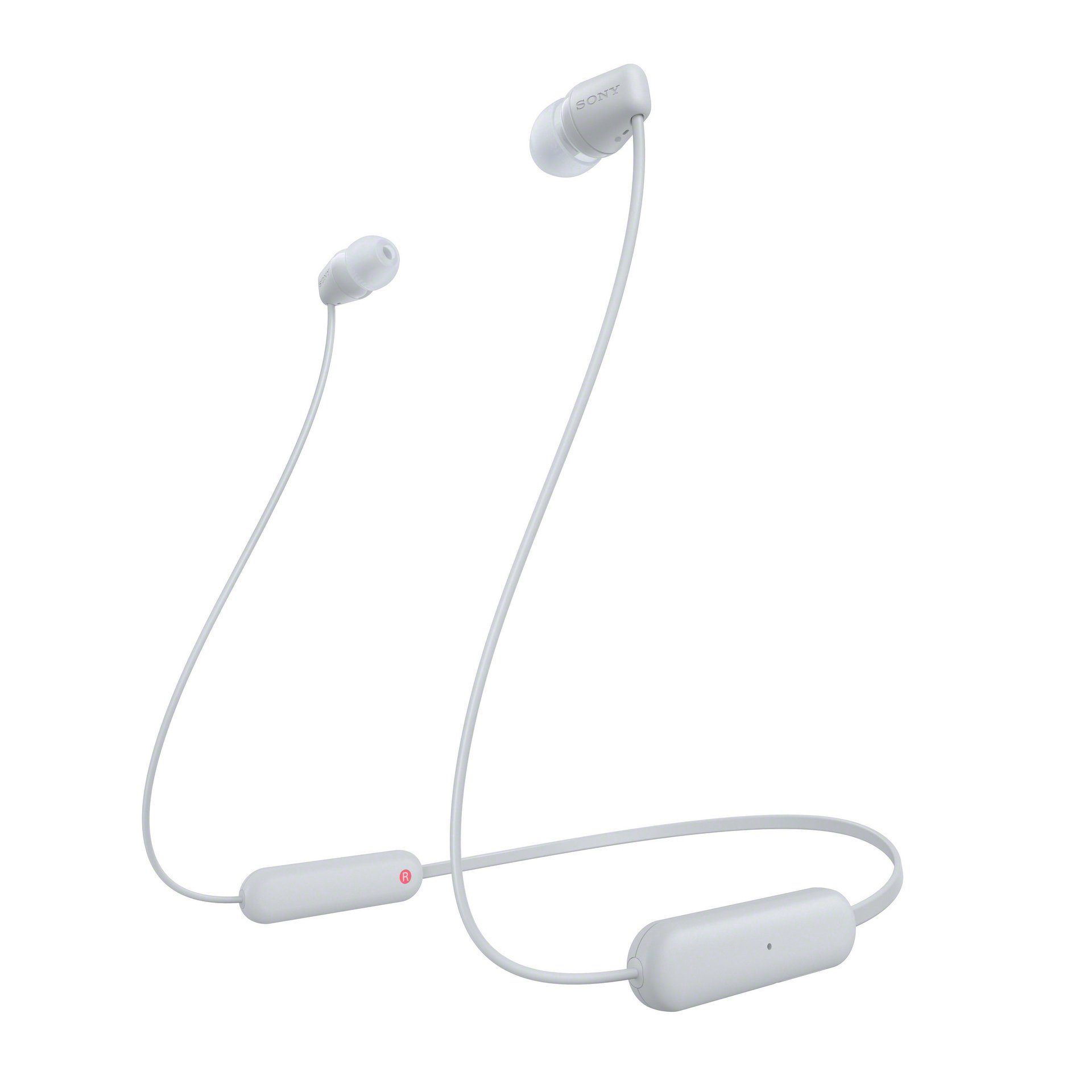 In-Ear (Sprachsteuerung) Sony In-Ear-Kopfhörer Kopfhörer WI-C100 weiß