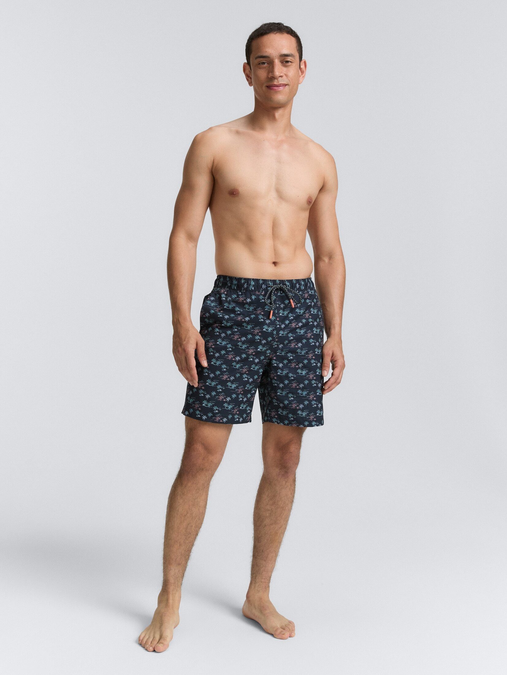 TOM TAILOR Badehose Badeshorts mit Print günstig online kaufen
