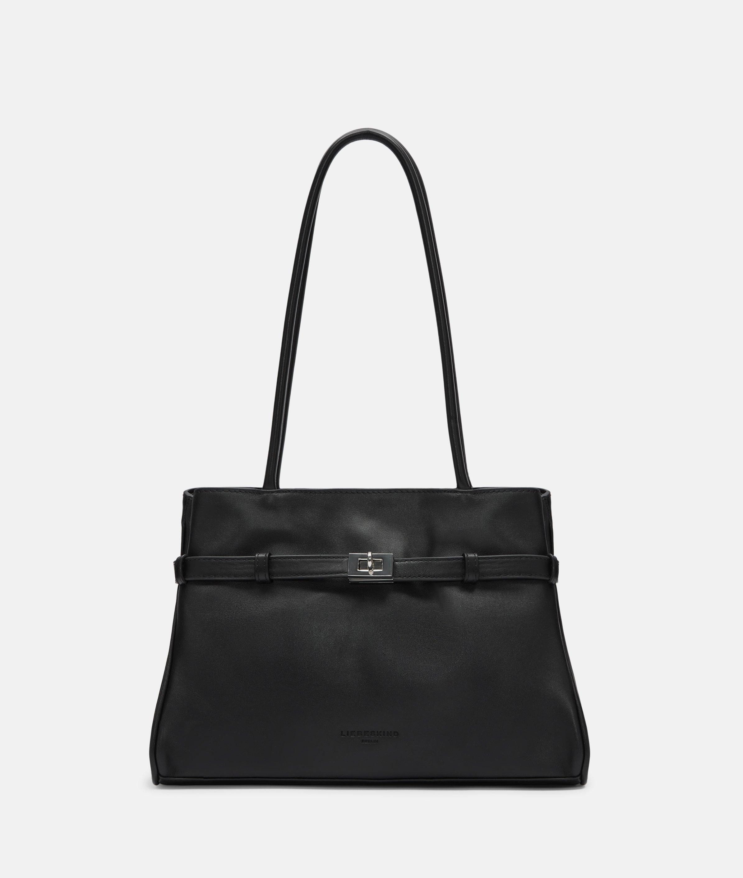 Liebeskind Berlin Schultertasche Satchel, Geräumige Schultertasche aus Rind günstig online kaufen