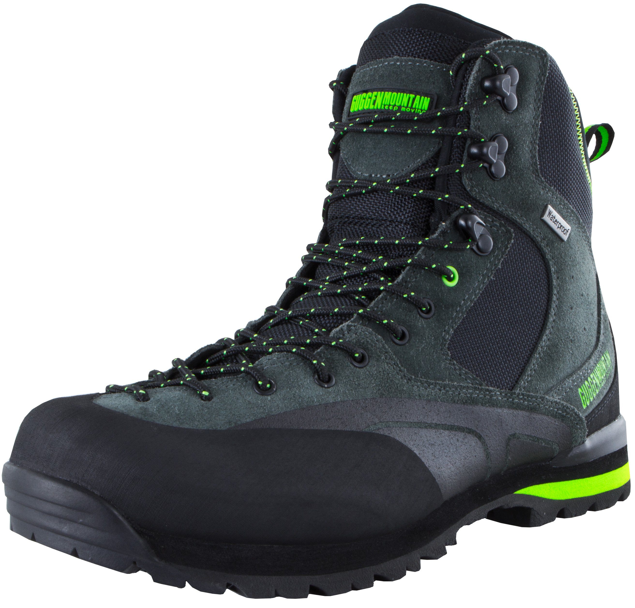 GUGGEN Mountain Herren Wanderstiefel Wanderschuh HPM55 Herrenwanderschuh Wanderschuh Wasserabweisend Verstärkte Schuhspitze, Bergschuhe