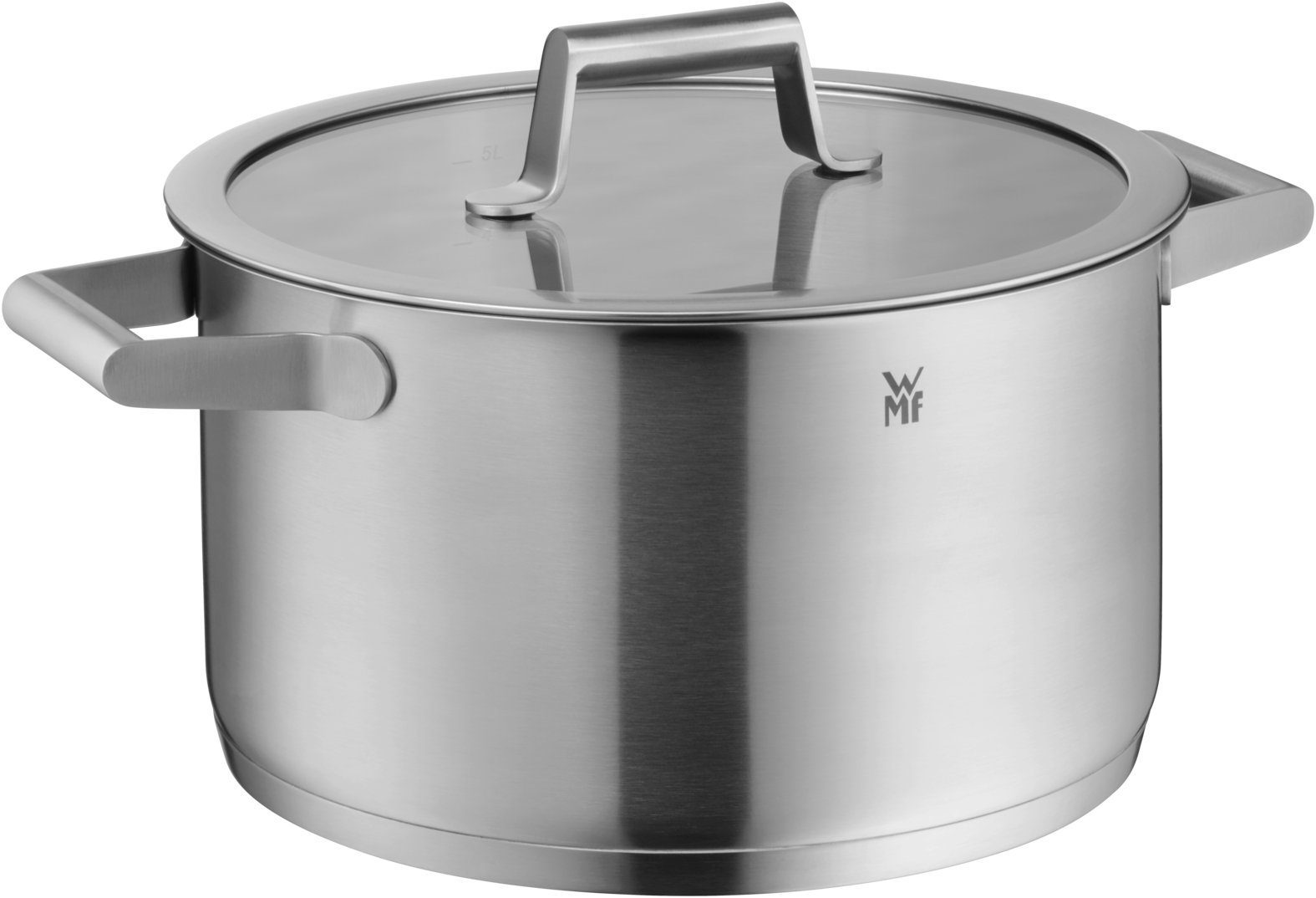 WMF Fleischtopf Comfort Line Kochtopf mit Deckel, 24 cm, Cromargan® Edelstahl rostfrei 18/10