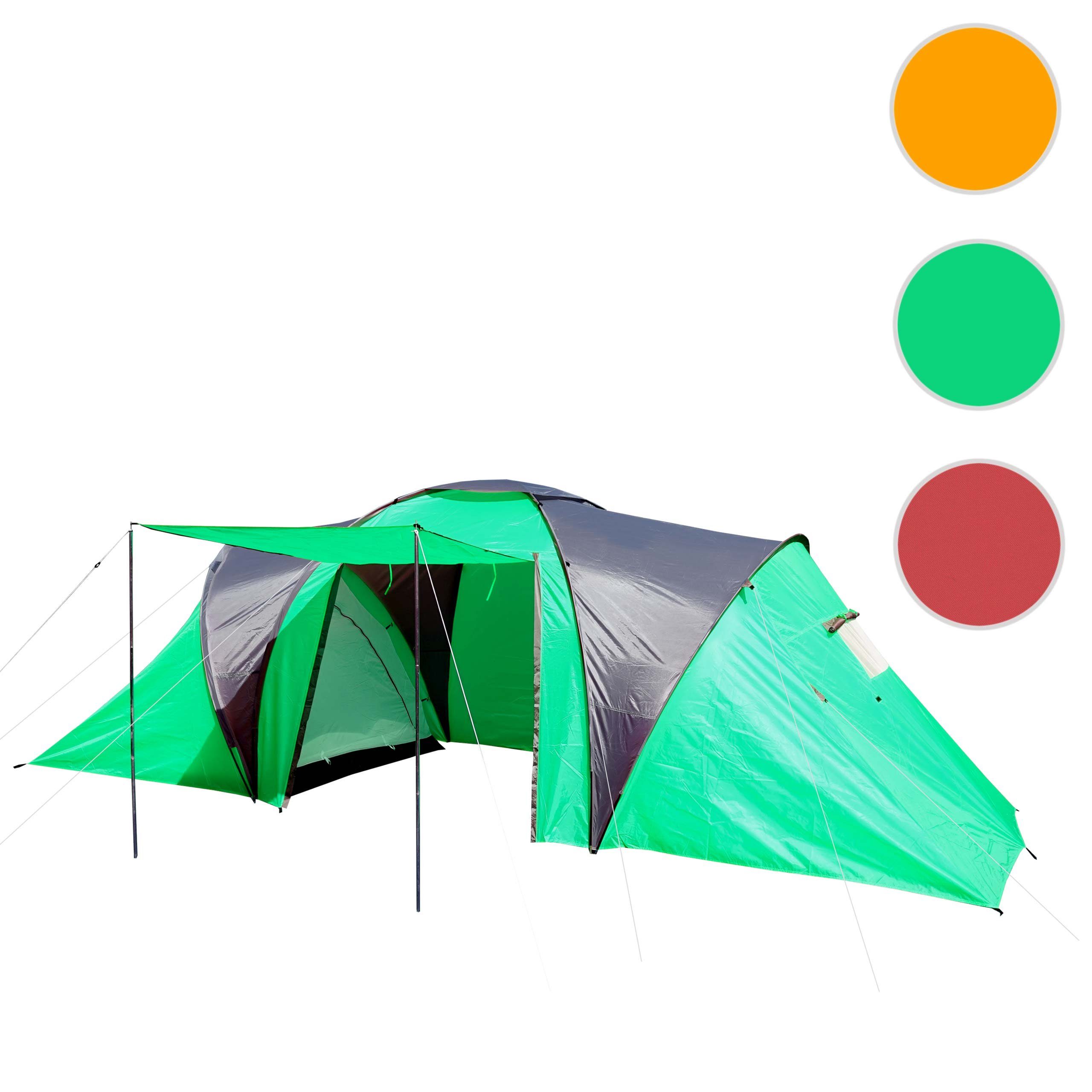 MCW Kuppelzelt Laagri-6, Personen: 6, 2 Schlafkabinen zum Einhängen, Dachbelüftung, für bis zu 6 Personen