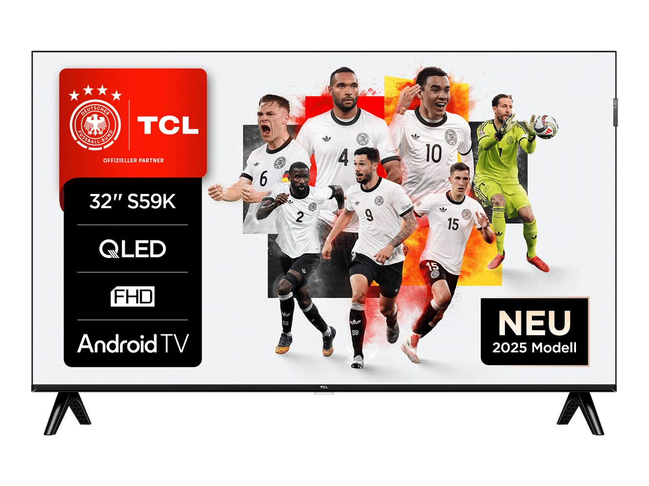 TCL 32S59K QLED-Fernseher (32 Zoll, Full HD)