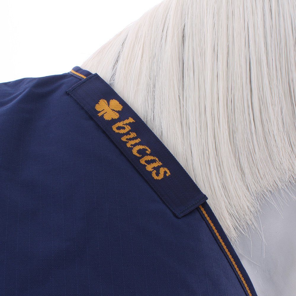 Bucas Pferde-Thermodecke Bucas Irish Turnout Medium 150g Classic - navy/gold