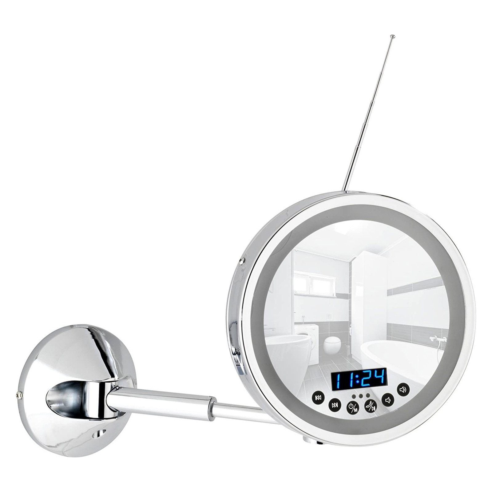 WENKO Badspiegel LED Wandspiegel Kosmetikspiegel Schminkspiegel günstig online kaufen
