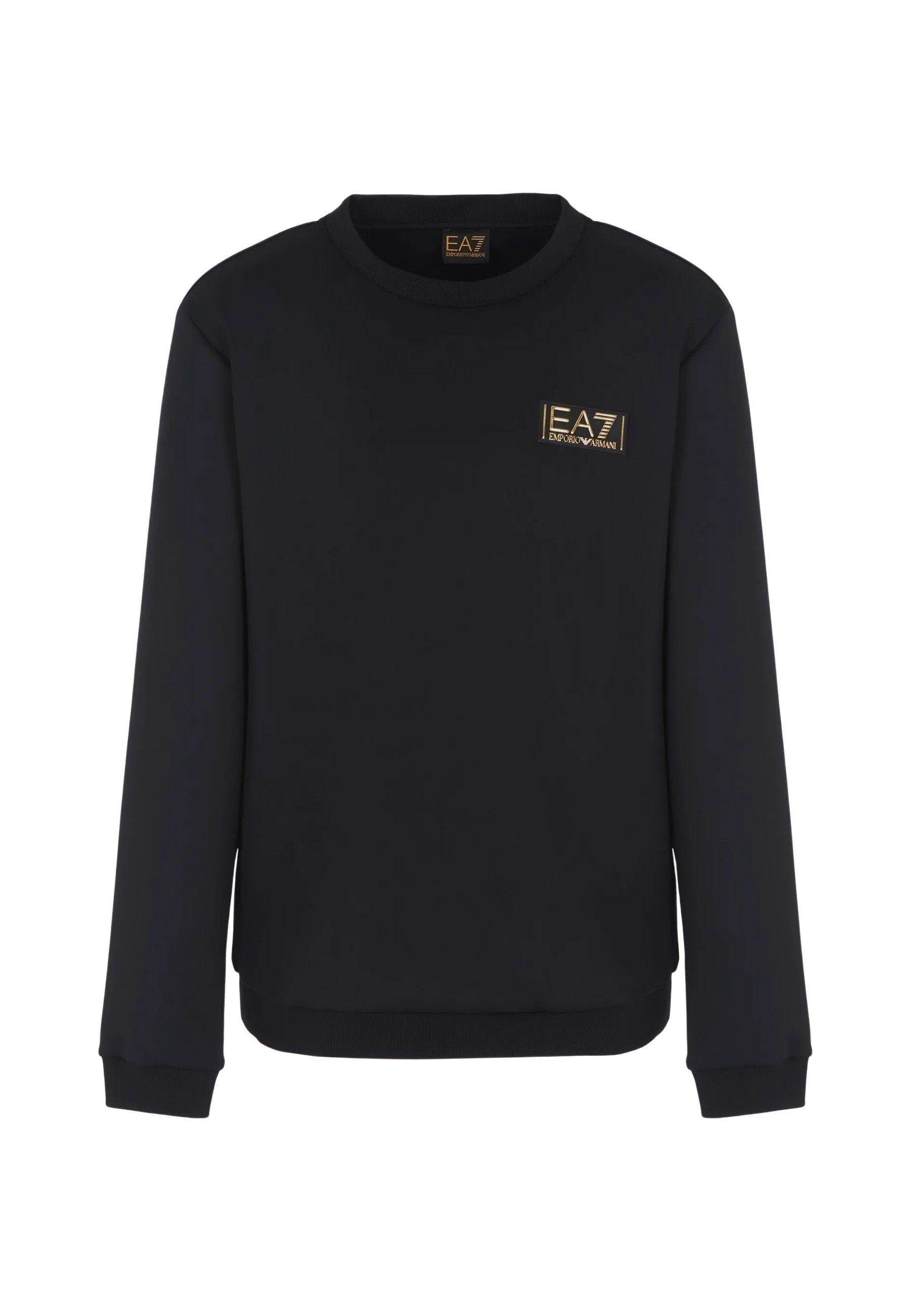 Emporio Armani Sweatshirt Sweatshirt Gold Label Pullover ohne Kapuze (1-tlg)