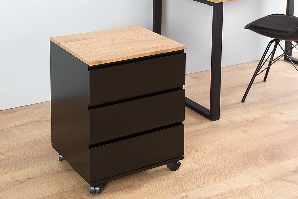 riess-ambiente Rollcontainer BIG DEAL 46cm schwarz günstig online kaufen