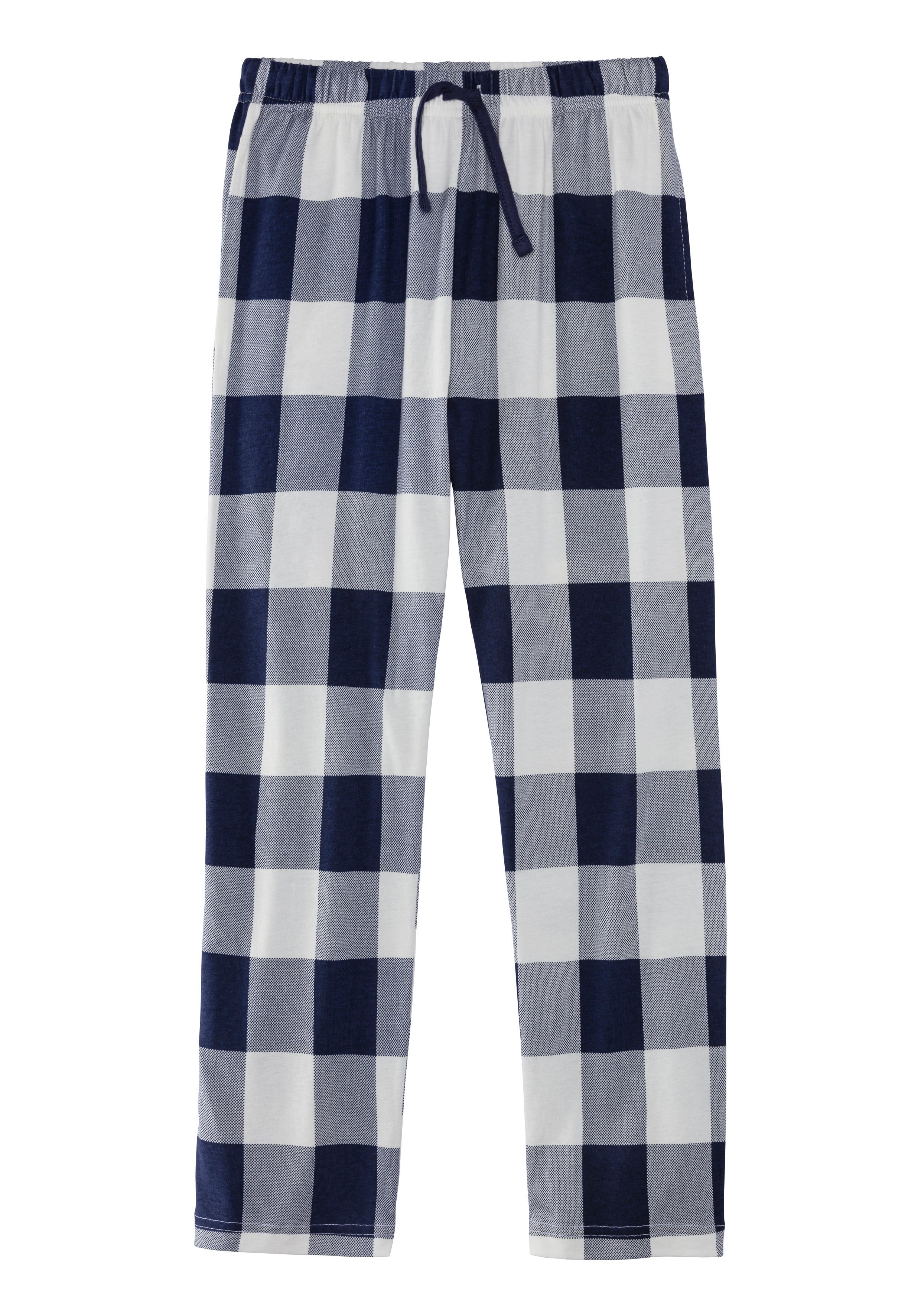 Buffalo Pyjama (Packung, 2 tlg., 1 Stück) Schlafanzug im coolen Karolook