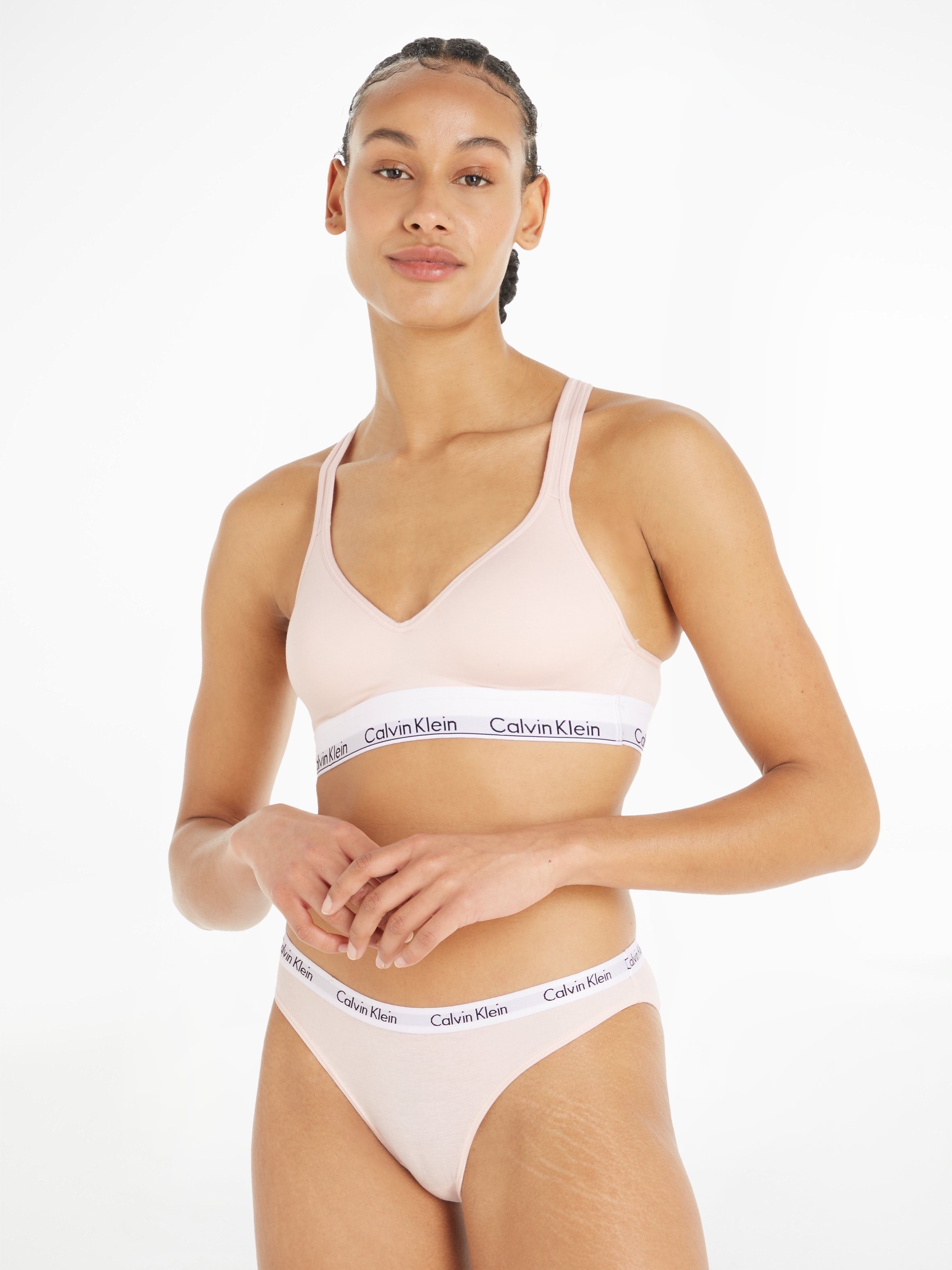 Calvin Klein Underwear Bikinislip mit Logobund rosa
