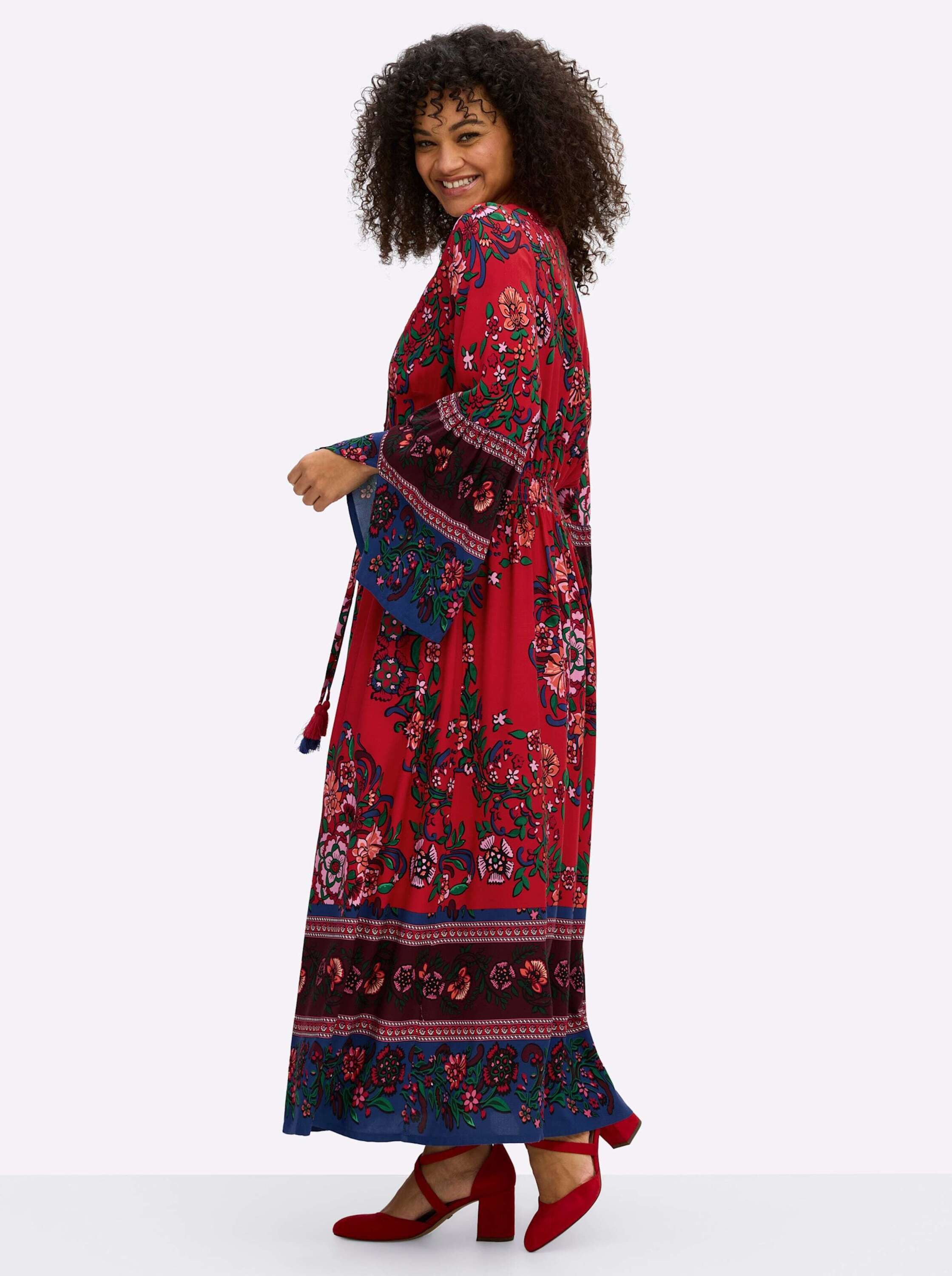 sheego by Joe Browns Etuikleid Kleid Langarm