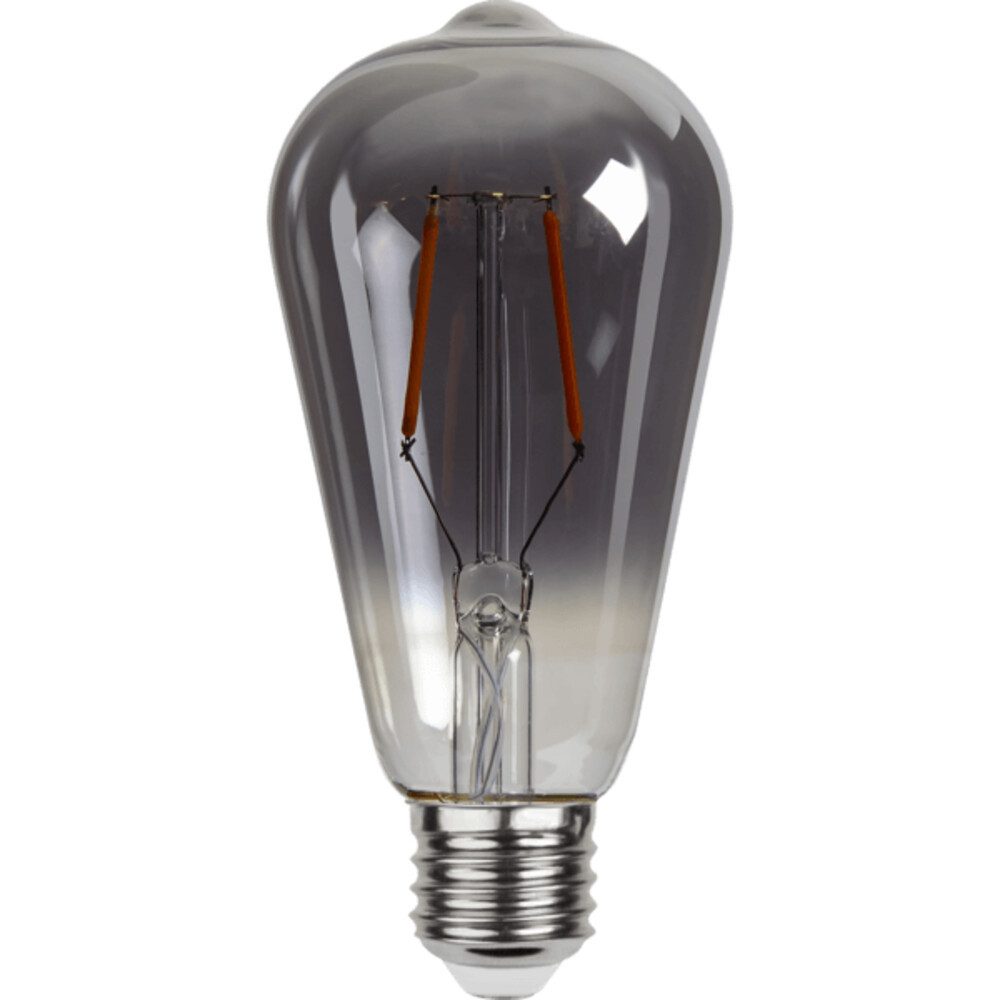 STAR TRADING LED-Leuchtmittel "Plain Smoke" E27, 1,8W, 2100K, 80lm, warmweiß, Ra: 80, E27, warmweiß