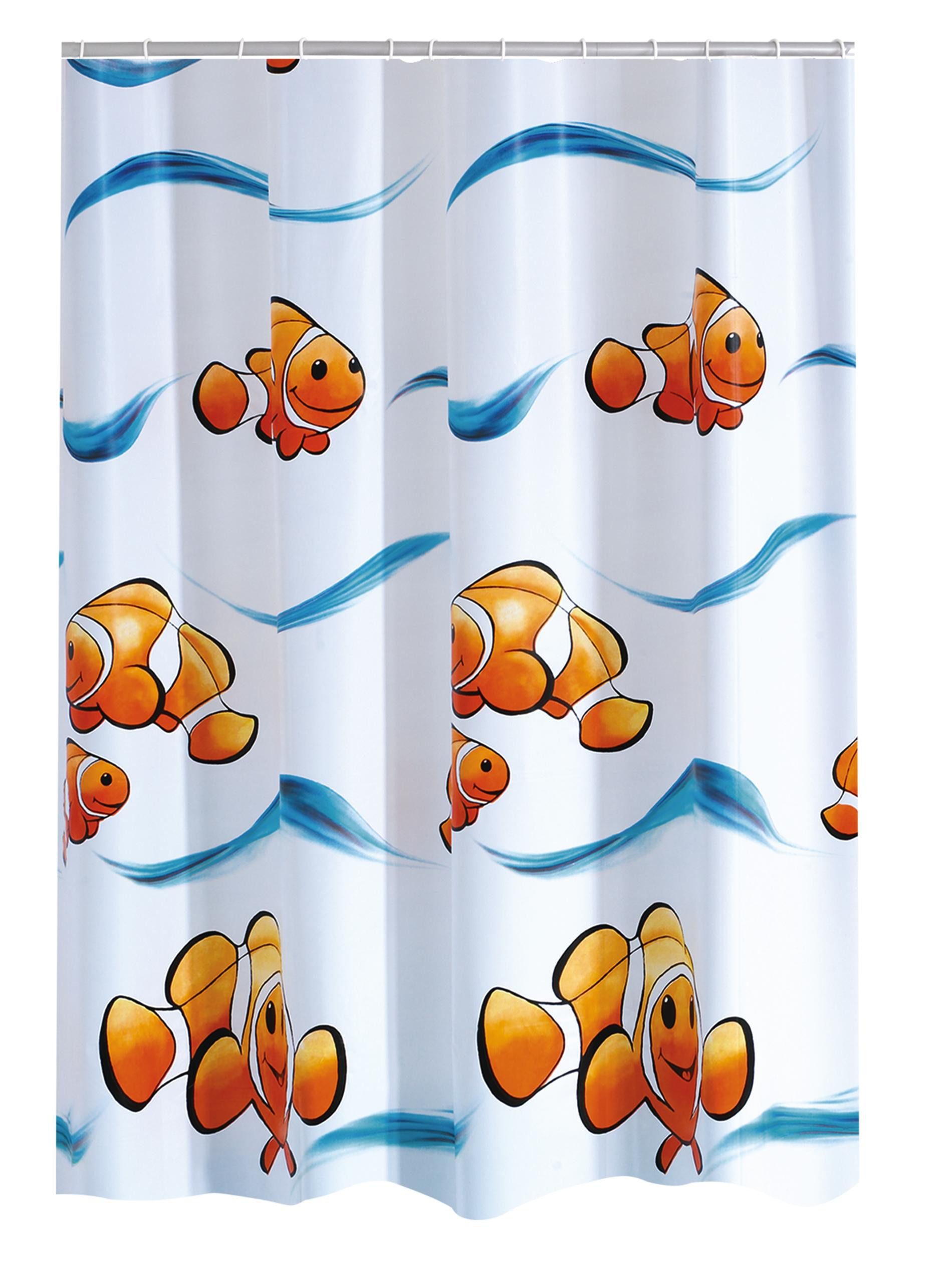 Ridder Duschvorhang Clown orange Breite 180 cm
