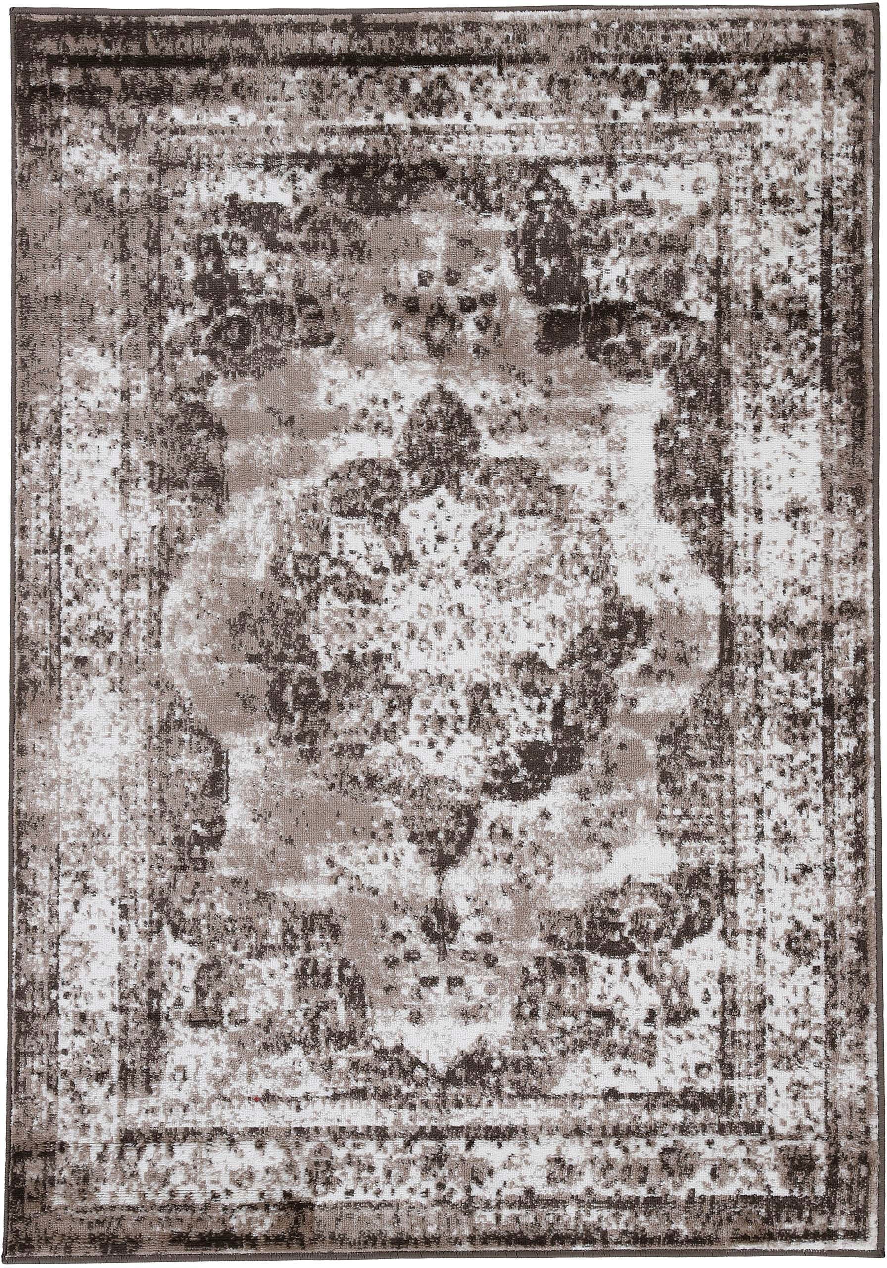 Teppich Sol, carpetfine, rechteckig, Höhe: 8 mm, Vintage Look, Wohnzimmer