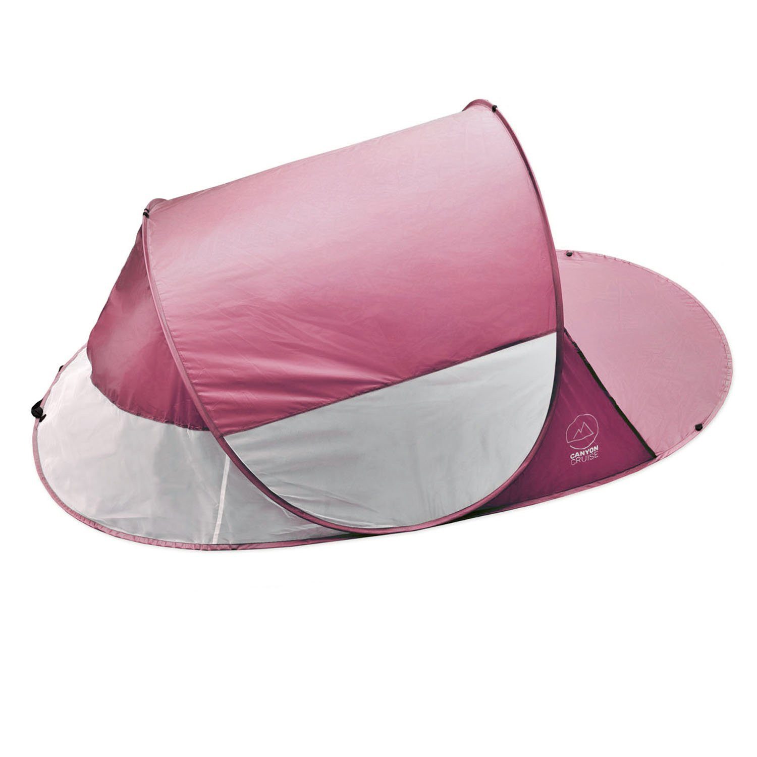 Canyon Cruise Strandmuschel Canyon Cruise Pop-Up Strandmuschel für 3 Personen mit UV-Schutz 50+, Personen: 3 (Automatik Wurfzelt), Sonnen- & Windschutz