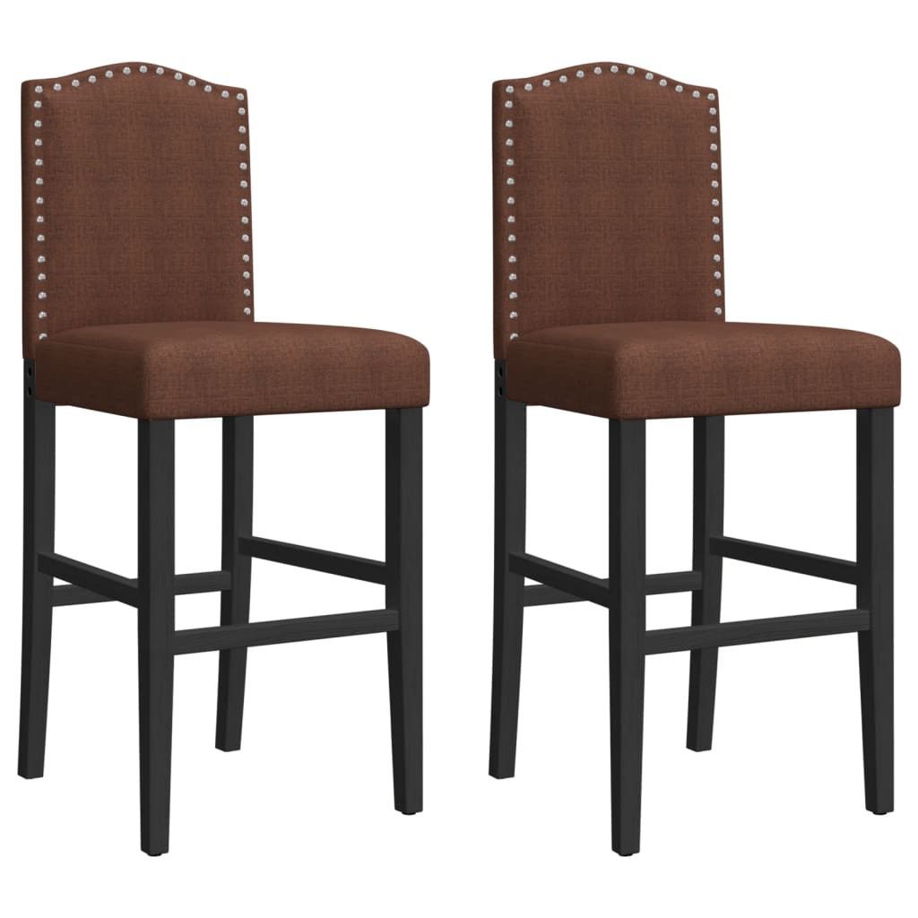 vidaXL Barhocker Barstühle 2 Stk. Massivholz günstig online kaufen