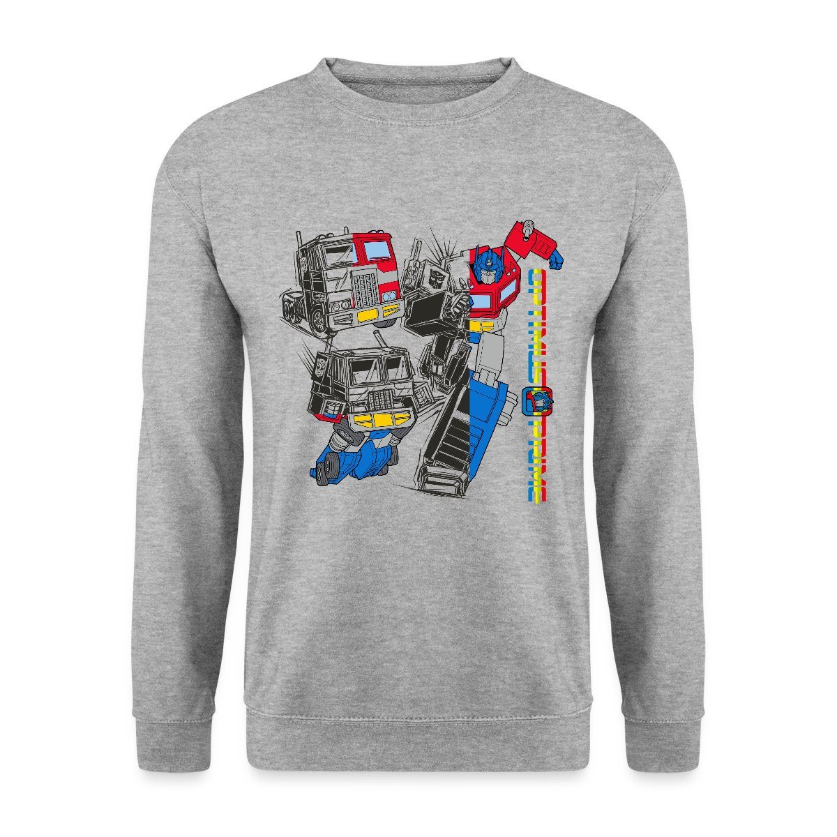 Spreadshirt Sweatshirt Transformers G1 Transformation Optimus Retro Unisex Pullover (1-tlg)