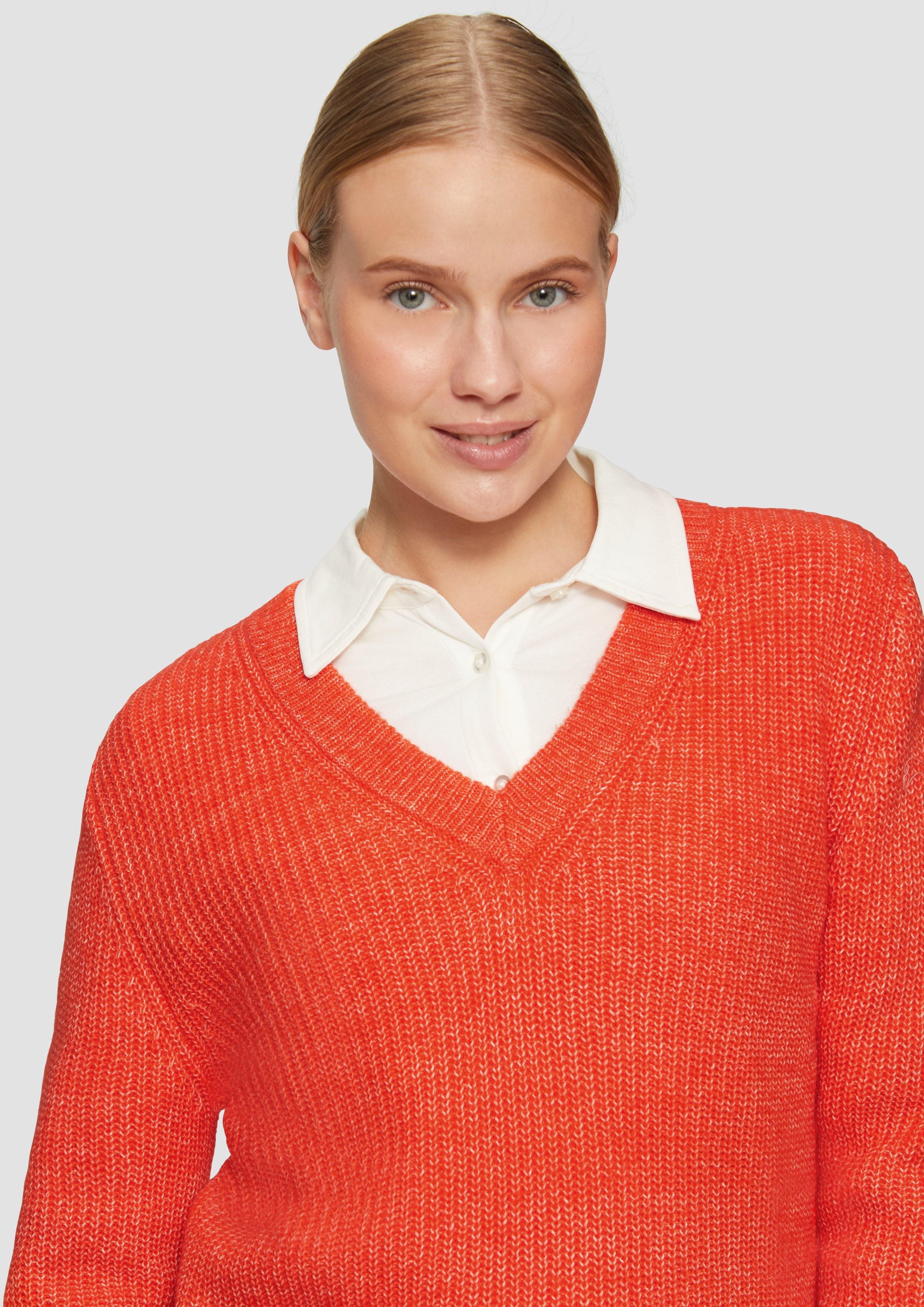 s.Oliver Strickpullover Strickpullover mit V-Ausschnitt und günstig online kaufen