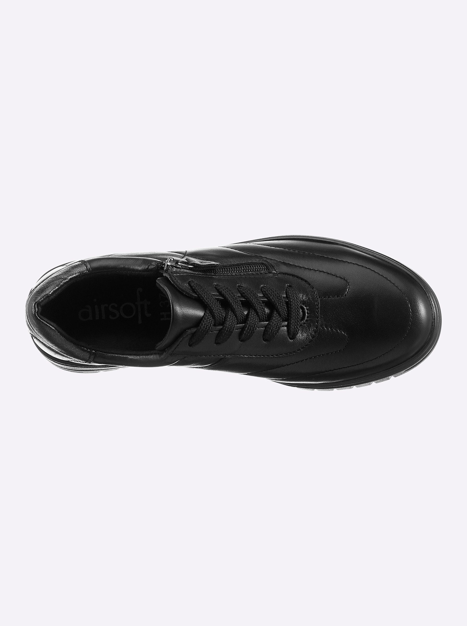 airsoft modern+ Schnürschuh Sneaker Federleicht, Flexible Laufsohle, Wechselfußbett, weiche Polsterung