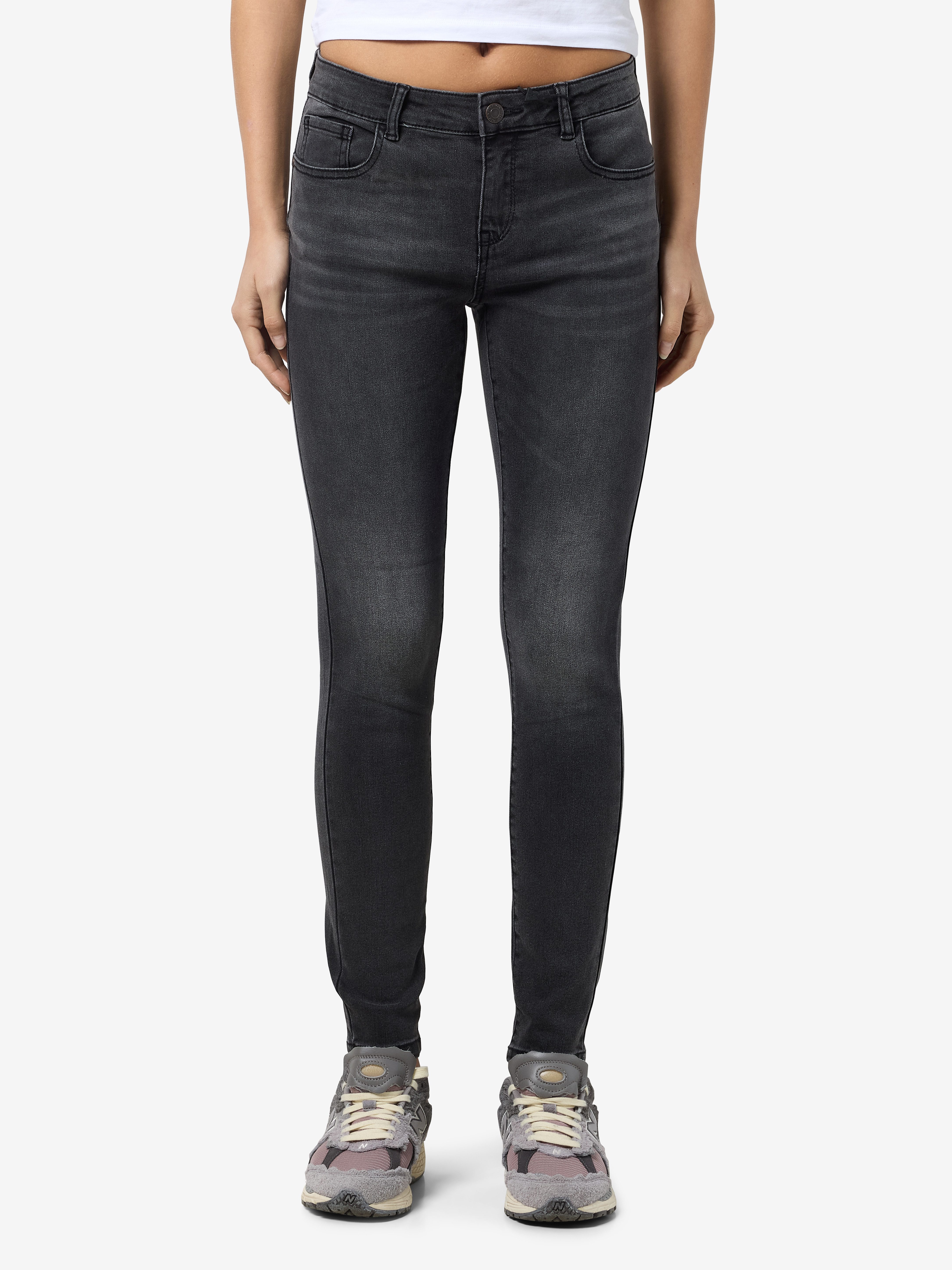 Noisy may Skinny-fit-Jeans NMJEN NW SKINNY SHAPER JEAN JT177DG NOOS mit Pus günstig online kaufen