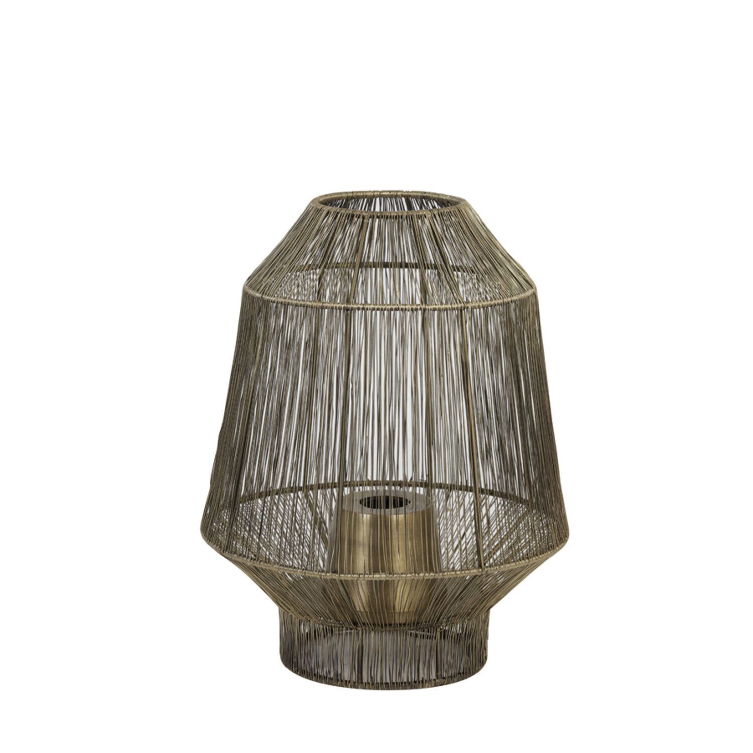 Tischleuchte Tischleuchte Lampe VITORA von Light & Living Ø30x38 cm Antik Bronze