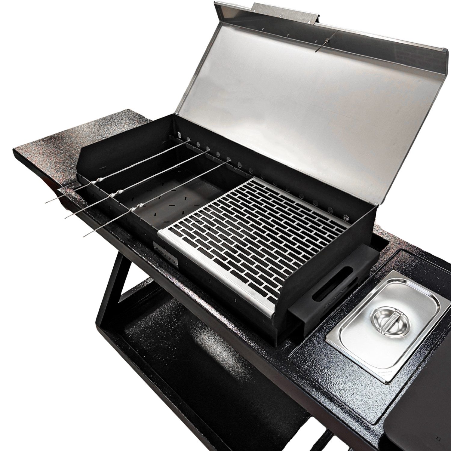 Grillpeter Holzkohlegrill Outdoorküche Gamma mit Mangal und Ofen Funktion