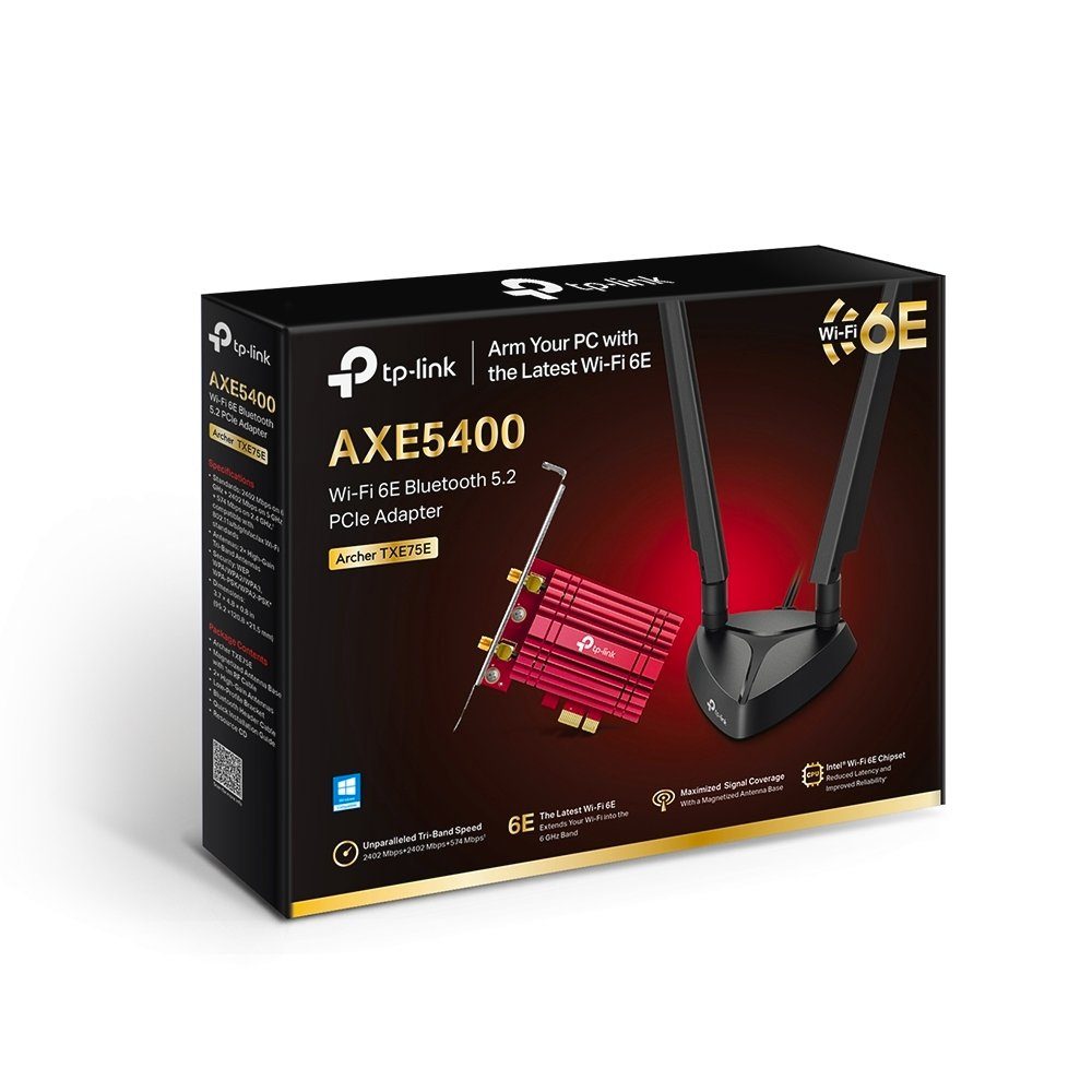 TP-Link Archer TXE75E AXE5400 Wi-Fi 6E Bluetooth Express PCI Reichweitenverstärker