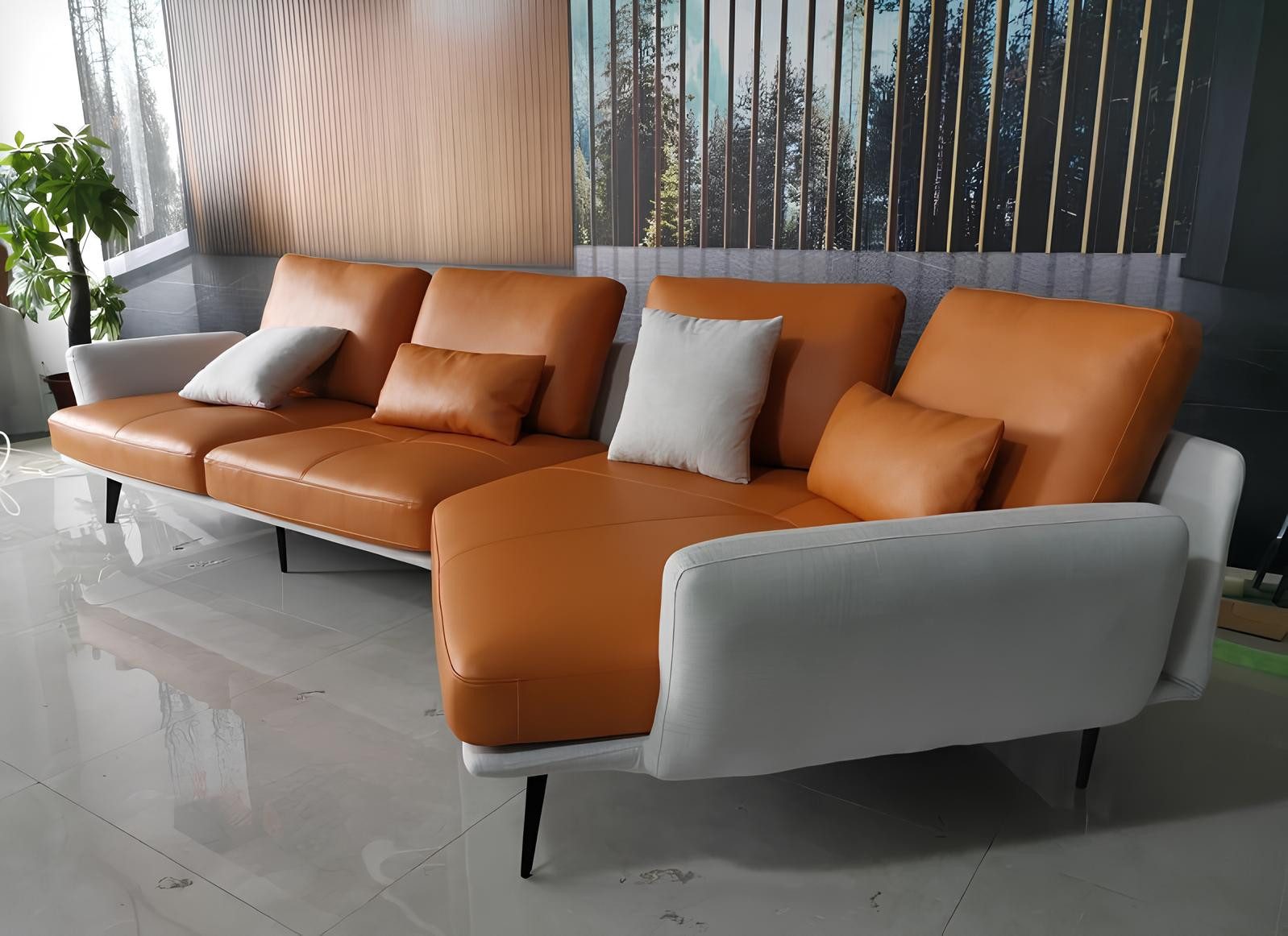 JVmoebel Ecksofa Moderne L-Form Sofalandschaft - stilvolle Polstercouch Ecke, Made in Europa