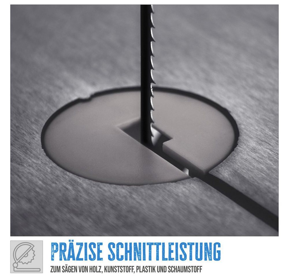 Thumbnail - Güde Sägeblatt Güde Dekupiersaegeblatt 10 Zähne 3 Stück 132 mm
