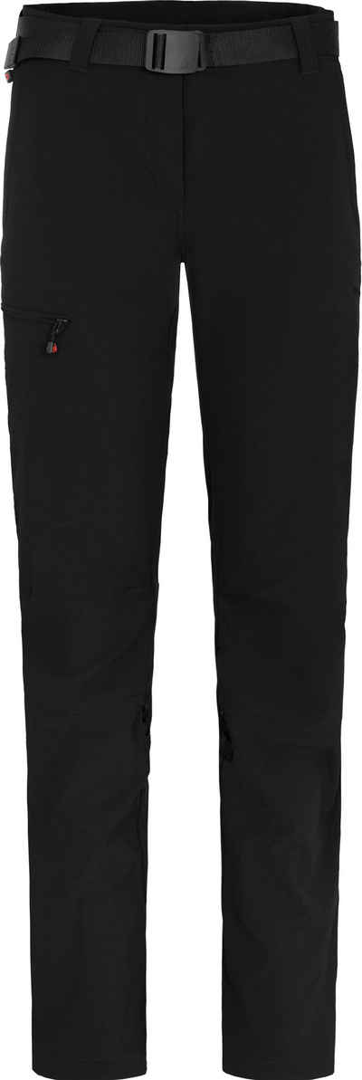 Bergson Outdoorhose HYDRYS Damen Wanderhose, vielseitig, pflegeleicht, Normalgrößen, schwarz